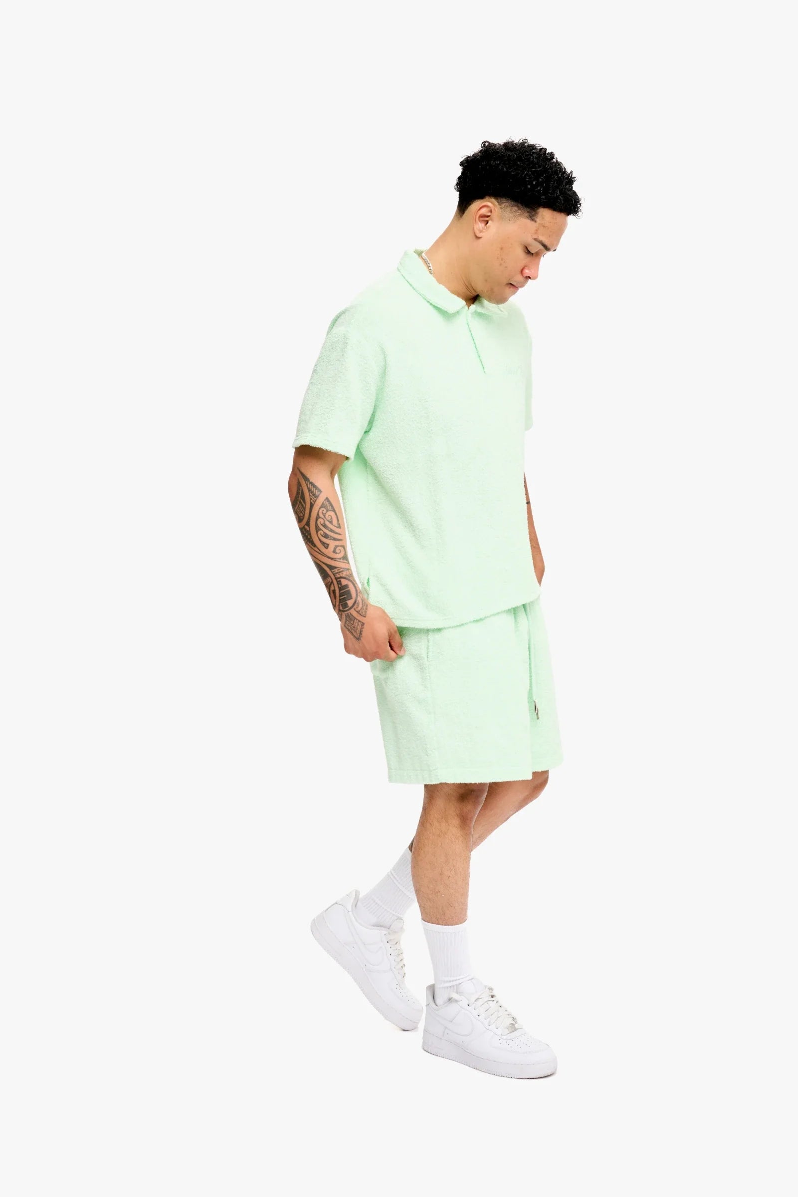 Silnt Chptrs Patch Shorts - Terry Fabric