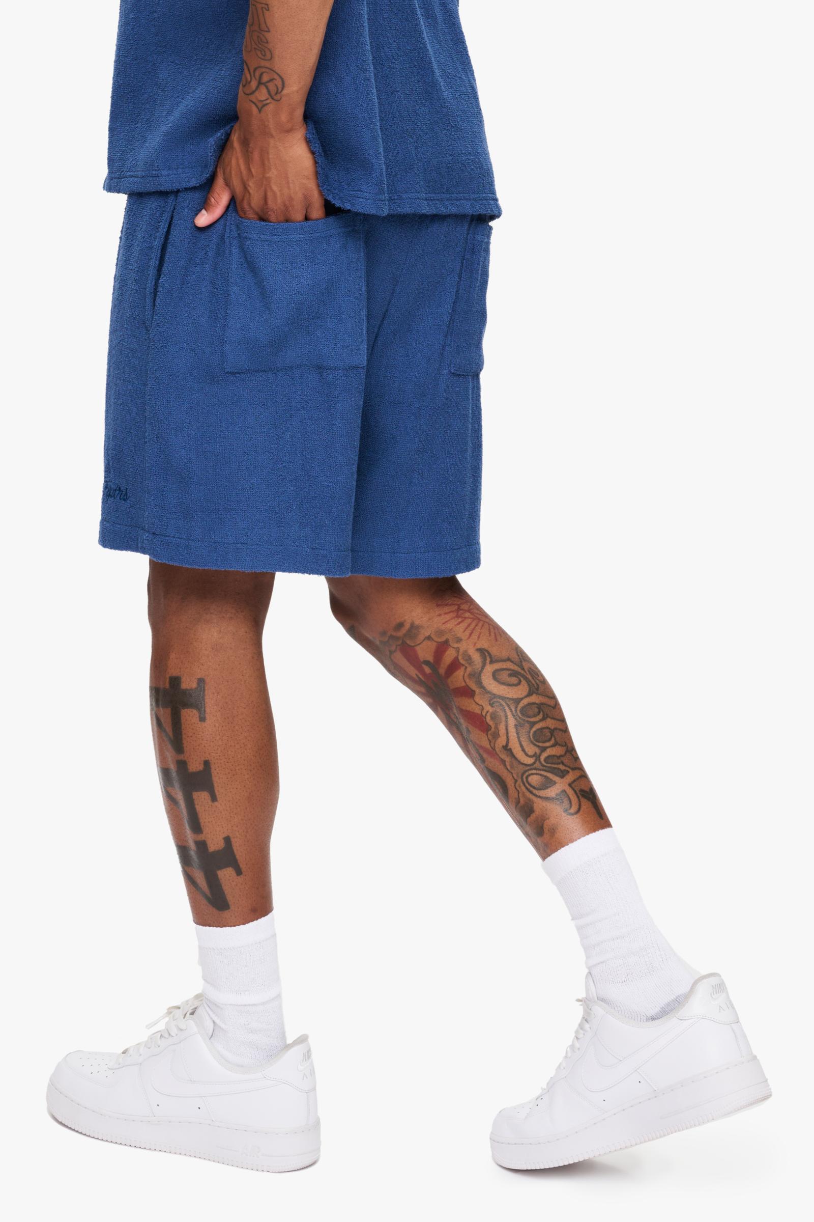 Silnt Chptrs "Times" Men's Shorts - Blue