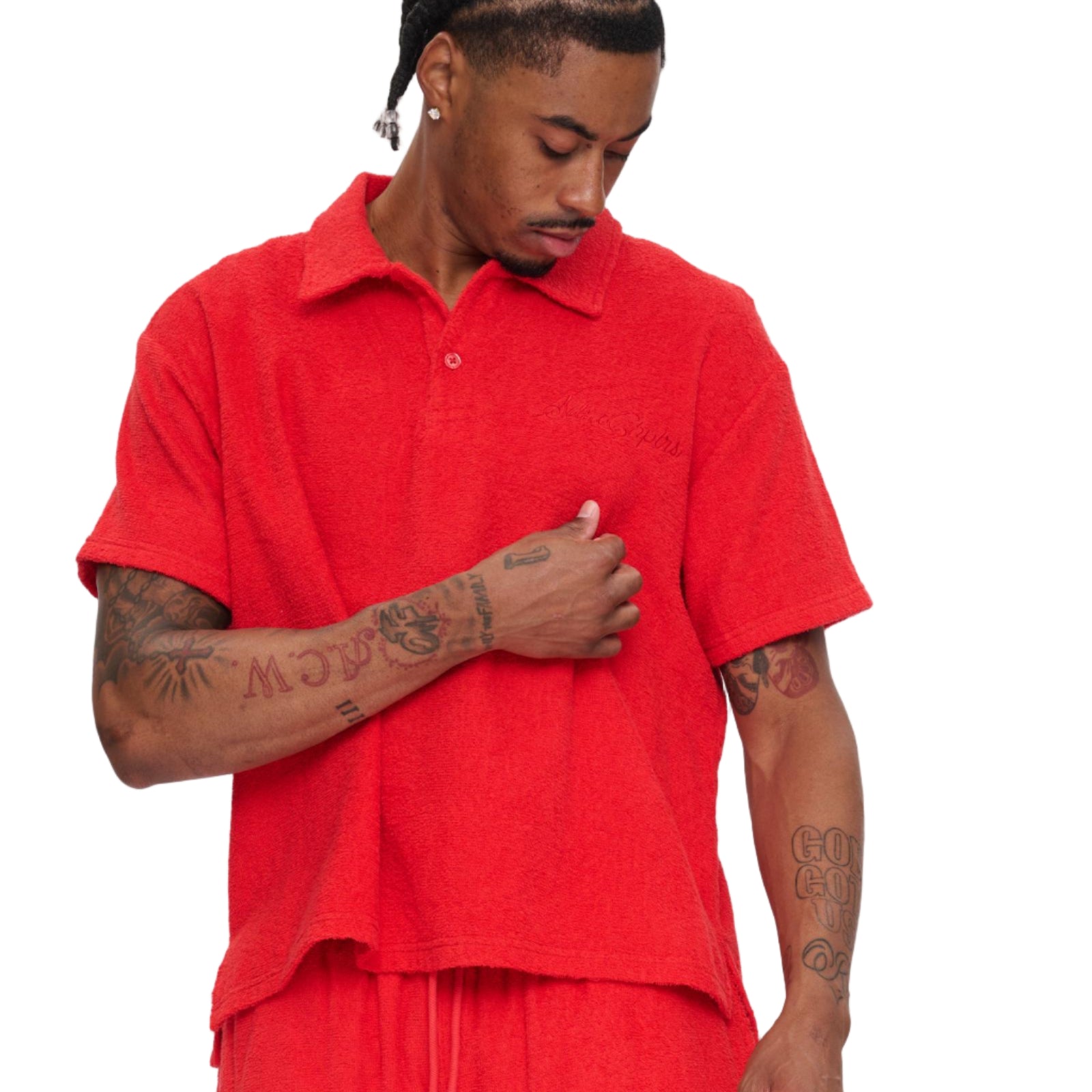 Silnt Chptrs Relevant Polo Shirt - Red