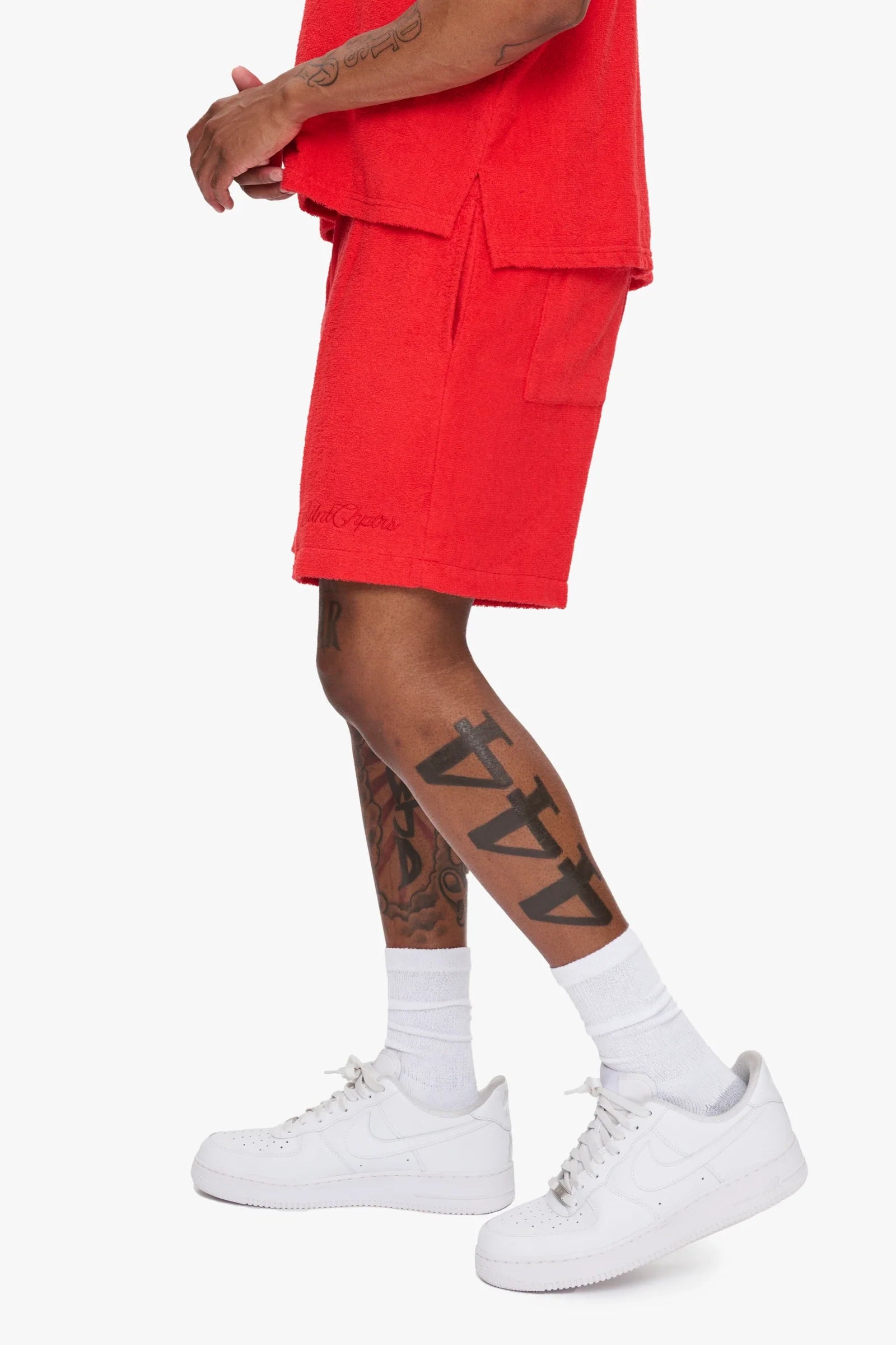 Silnt Chptrs Plush Shorts - Terry Cloth