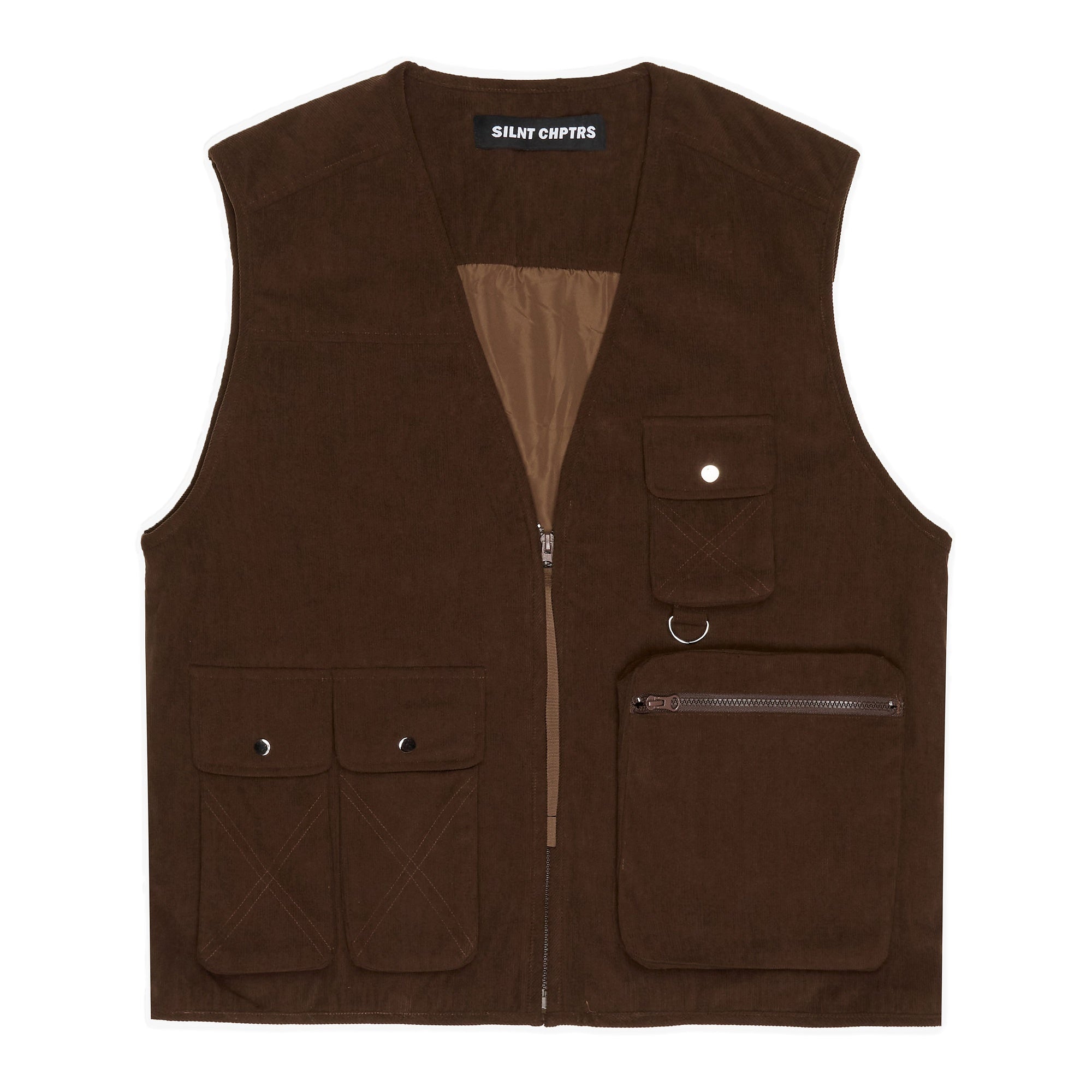 Silnt Chptrs "Sergeant" Men's Vest - Brown