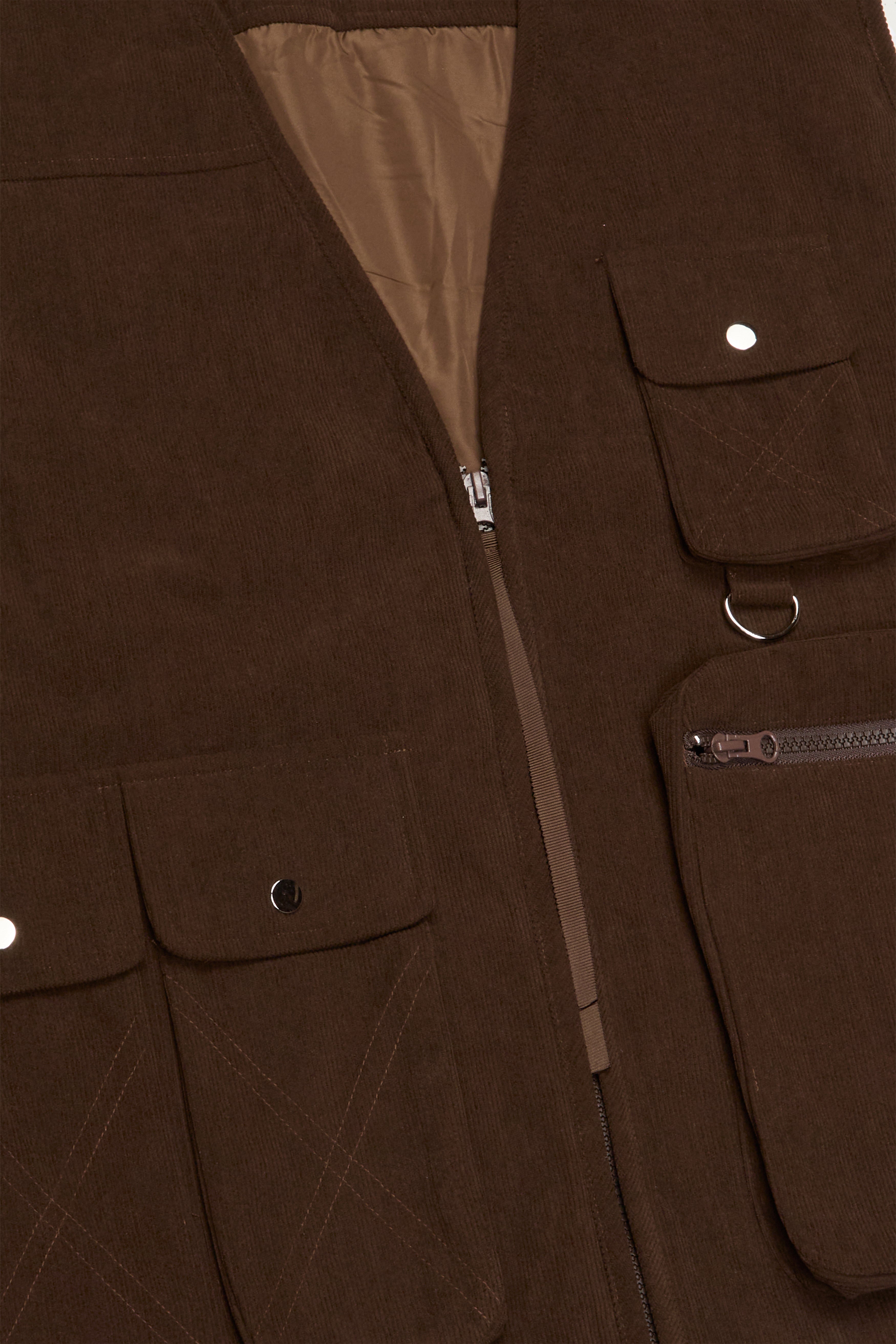 Silnt Chptrs "Sergeant" Men's Vest - Brown