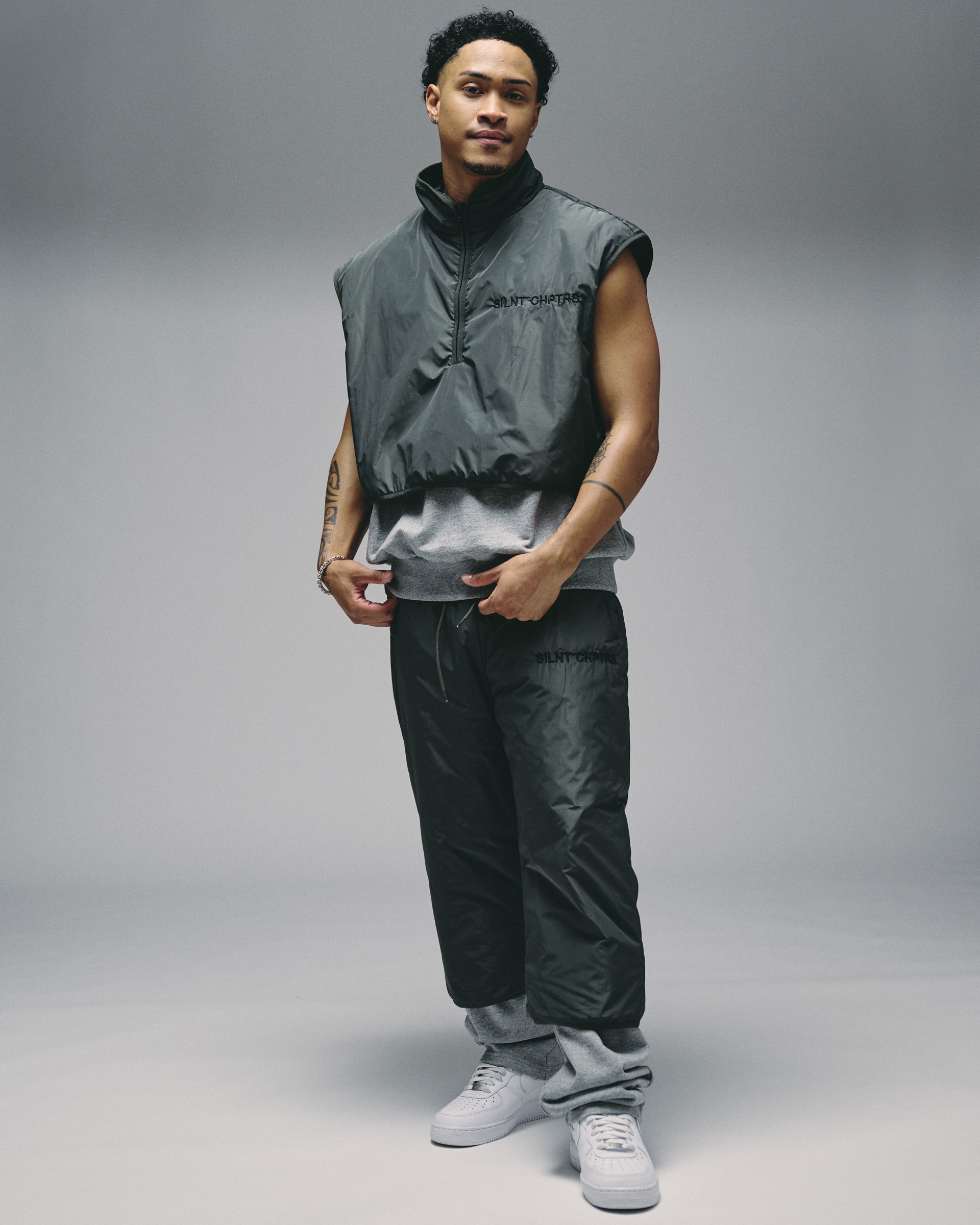 Silnt Chptrs "Ringer" Cargo Pants - Dark Gray