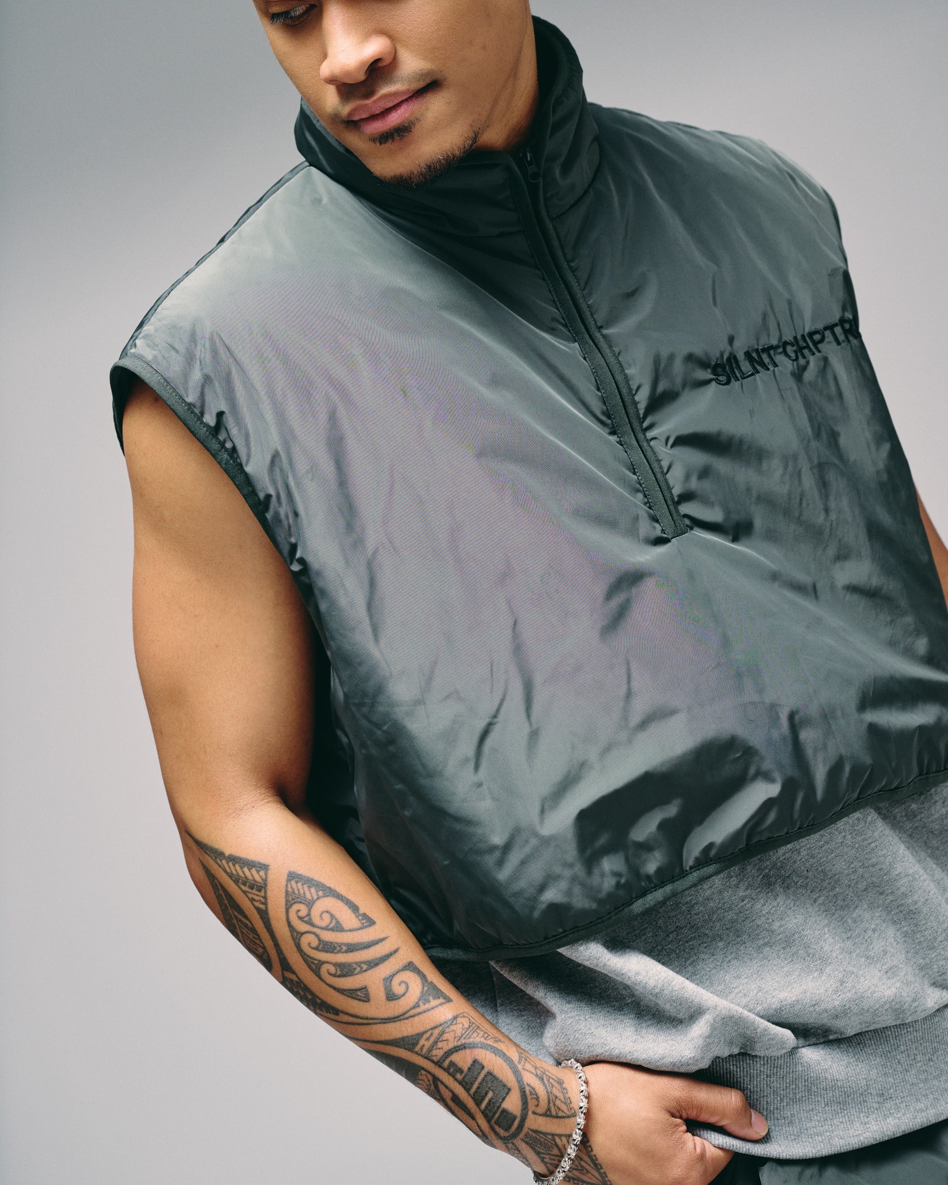 Silnt Chptrs "Aviator" Vest - Dark Gray