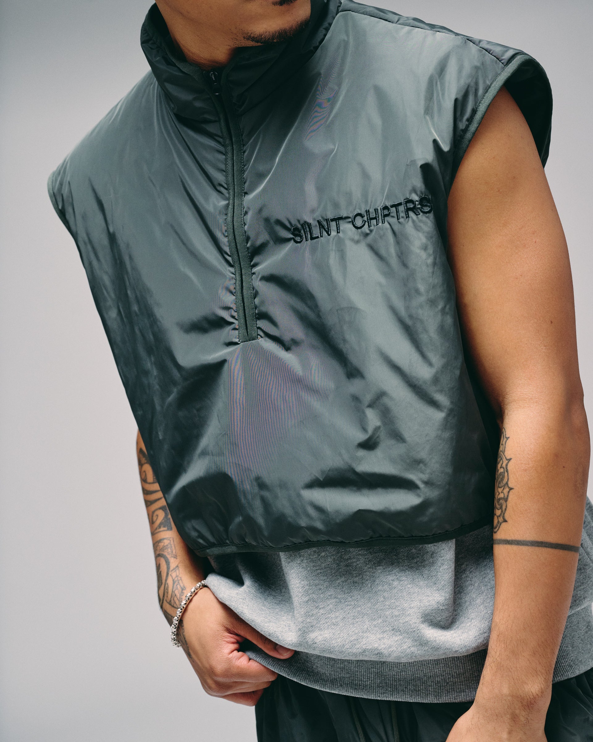 Silnt Chptrs "Aviator" Vest - Dark Gray