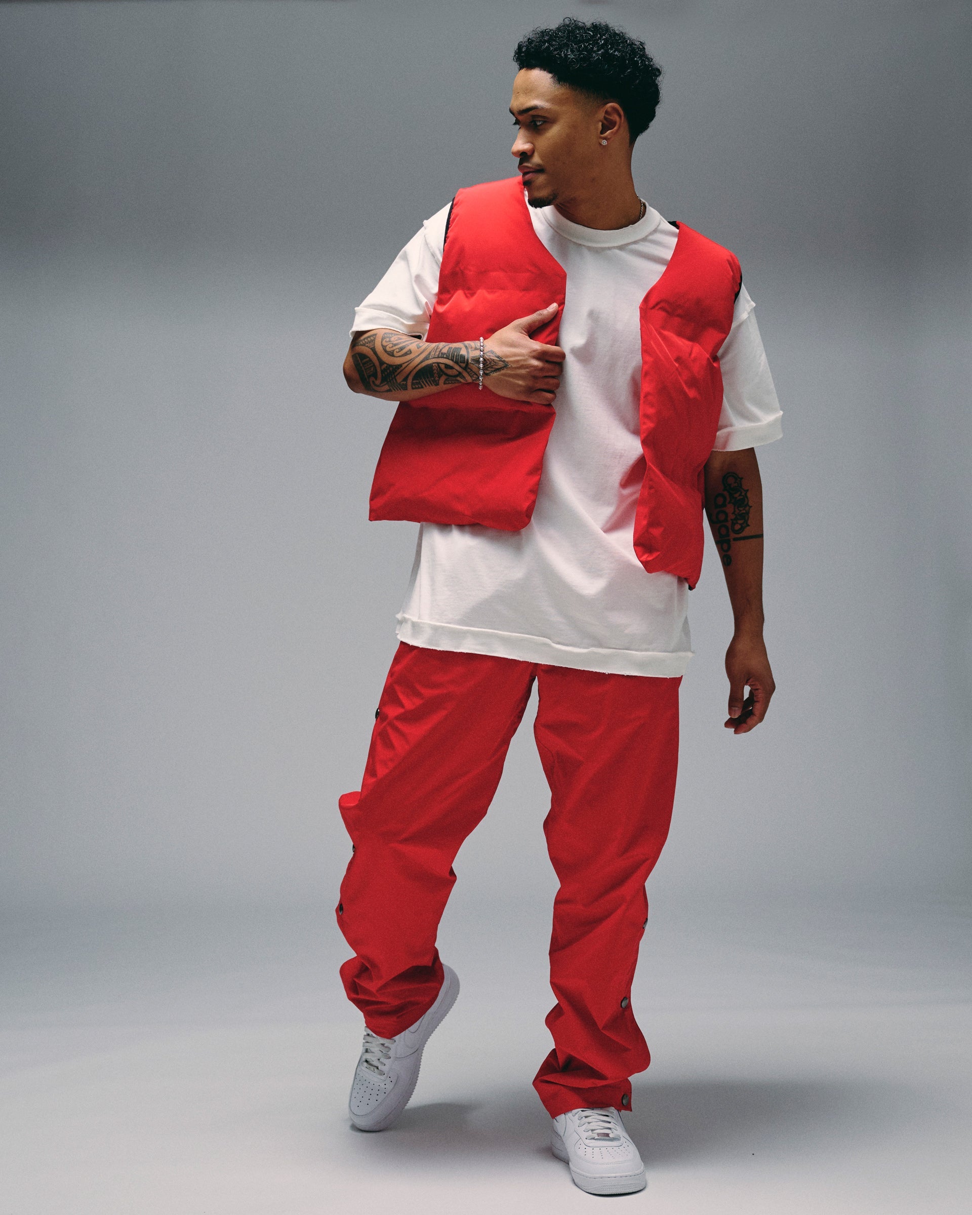 Silnt Chptrs "Phoenix" Sweatpants - Red