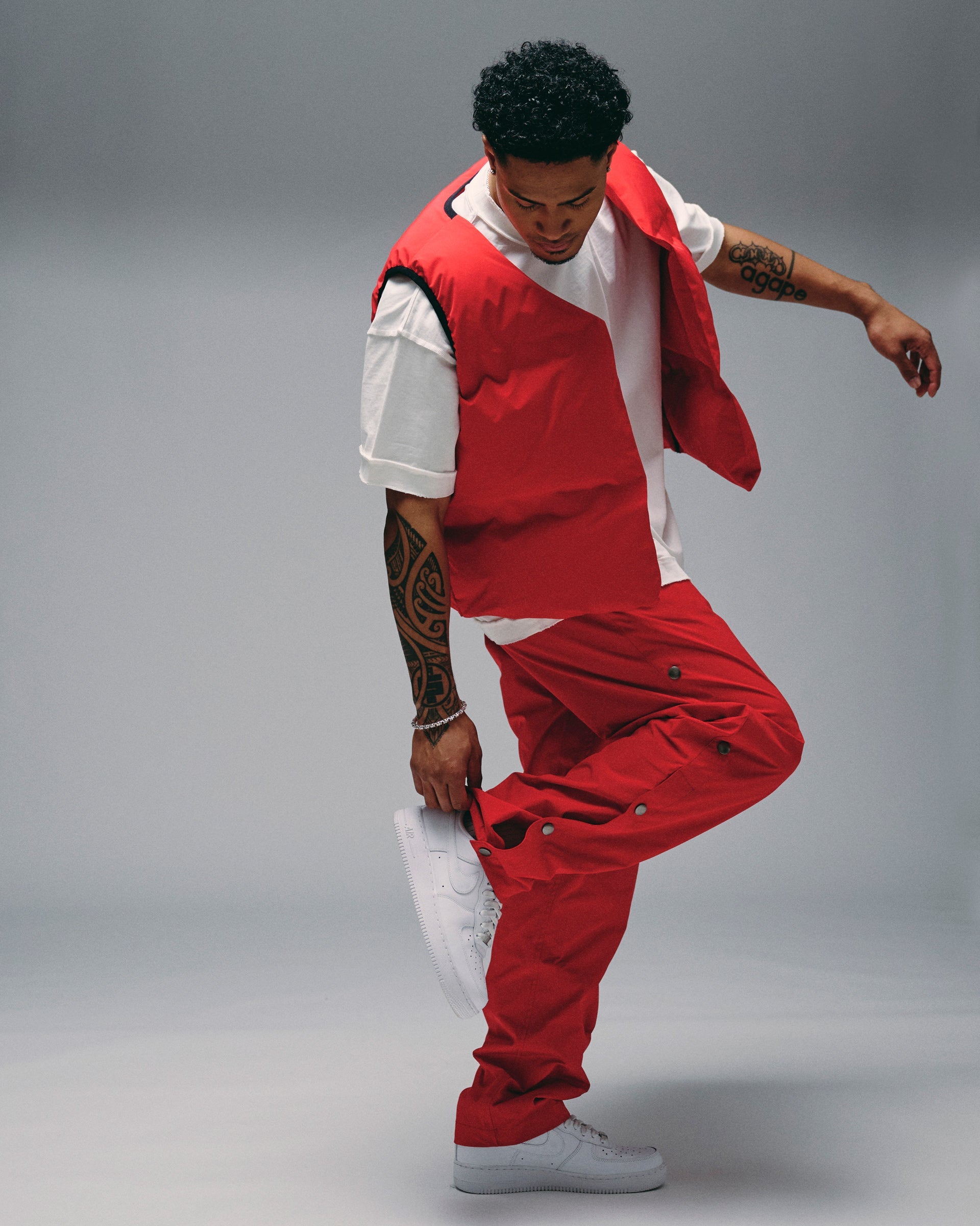 Silnt Chptrs "Phoenix" Sweatpants - Red