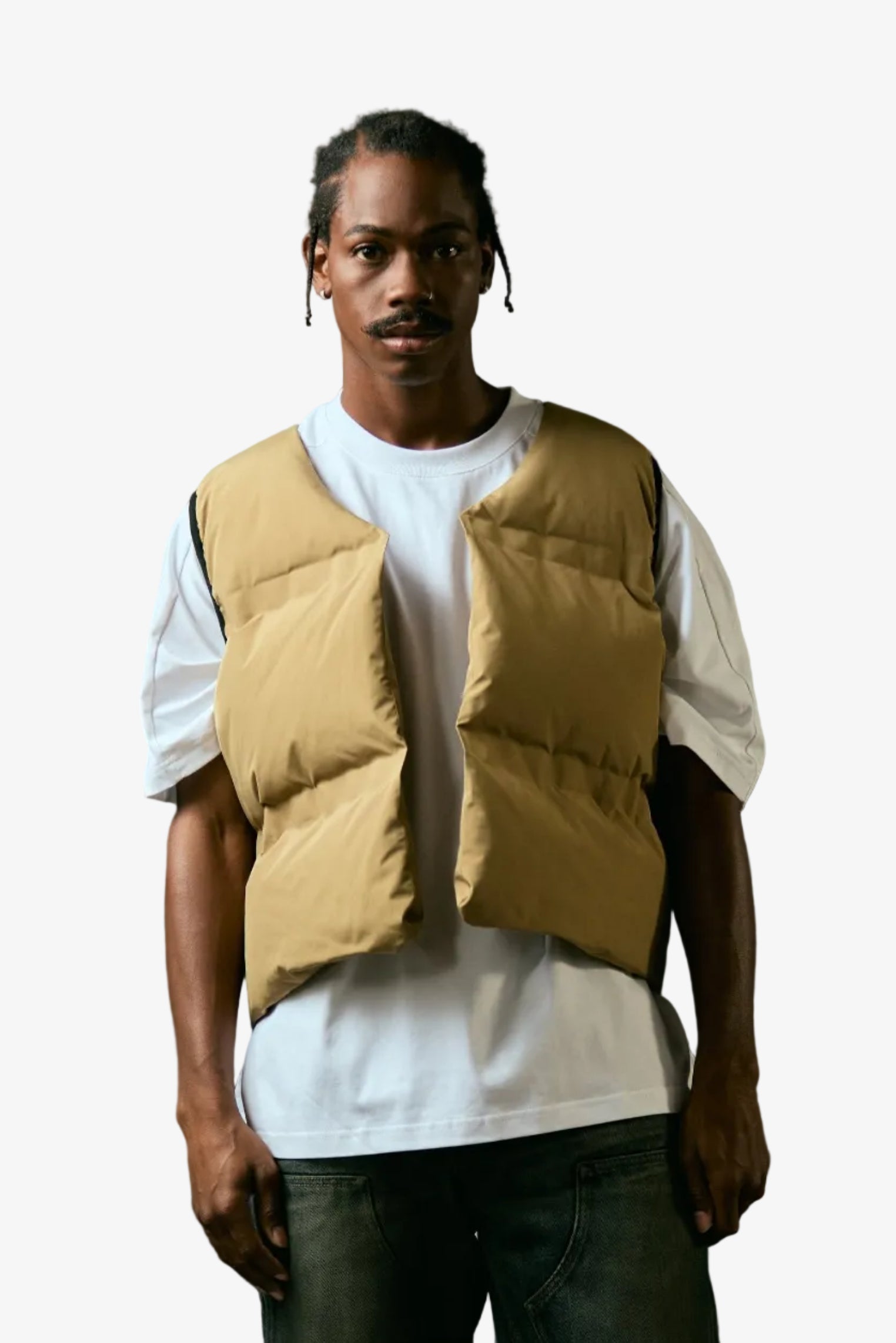 Silnt Chptrs Boxy Vest - Cropped