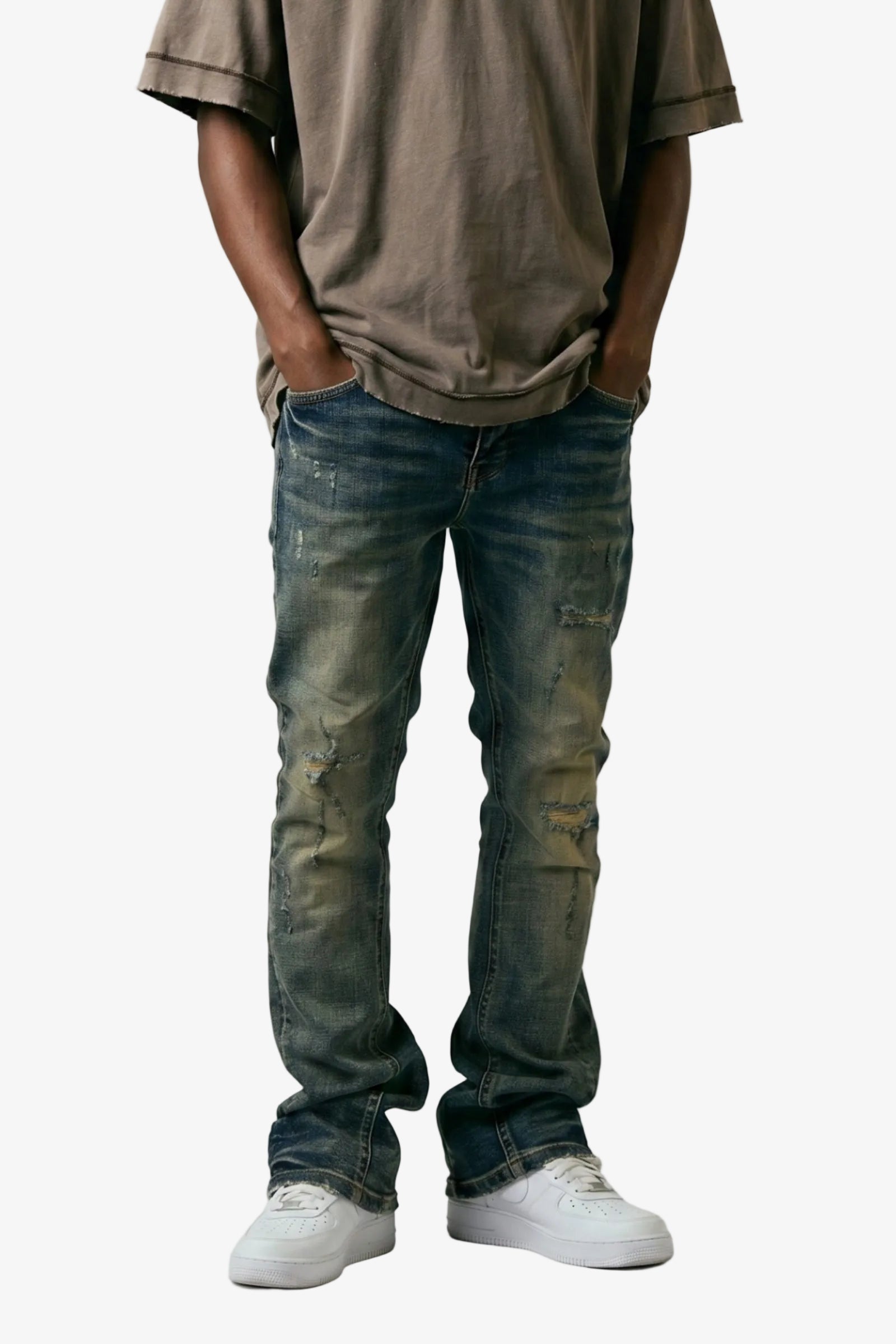 Silnt Chptrs Reality Jeans - Stacked Flare