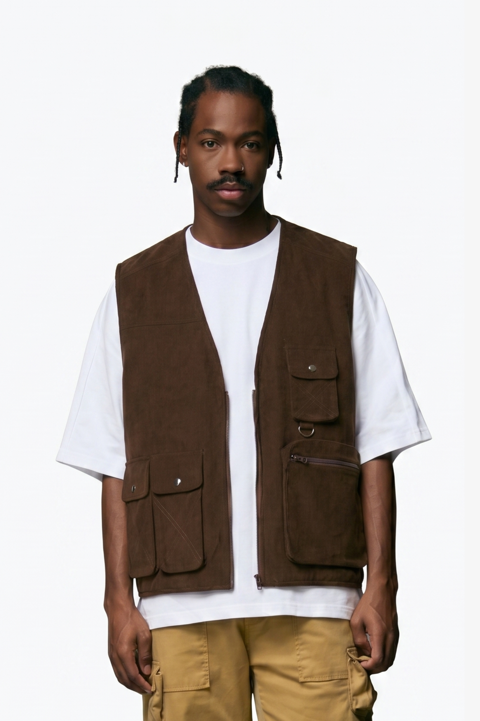 Silnt Chptrs Sergeant Vest - Corduroy