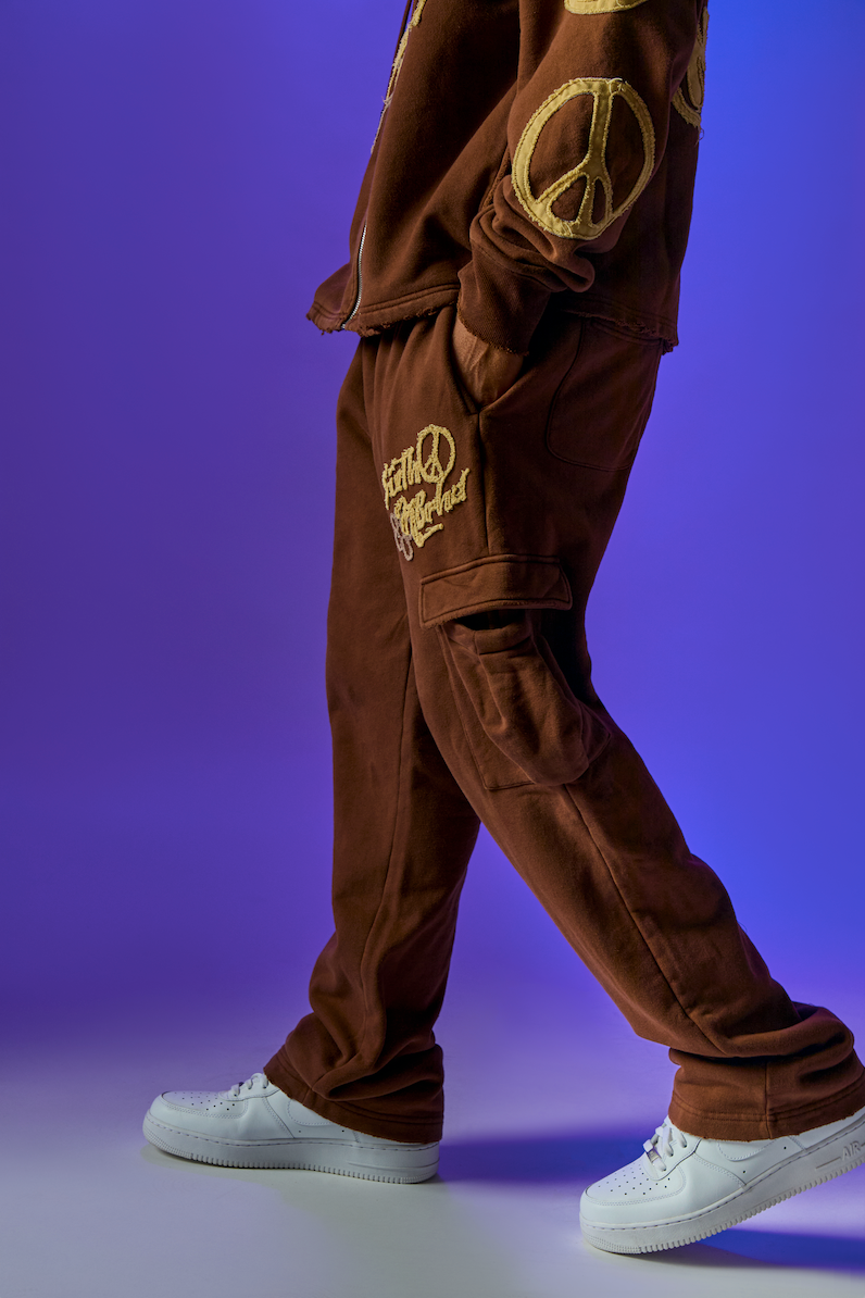 6Th Nbrhd Chances Men's Cargo Pants - Brown