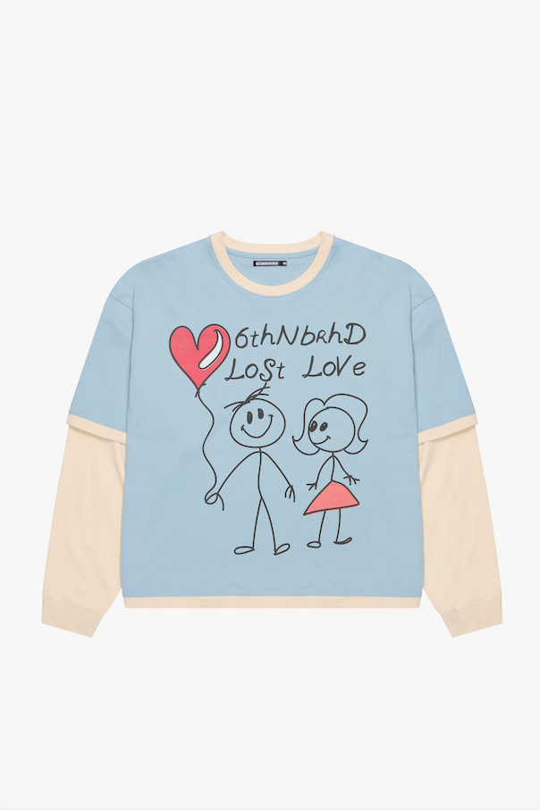 6Th Nbrhd Drawing Men's T-Shirt - Light Blue