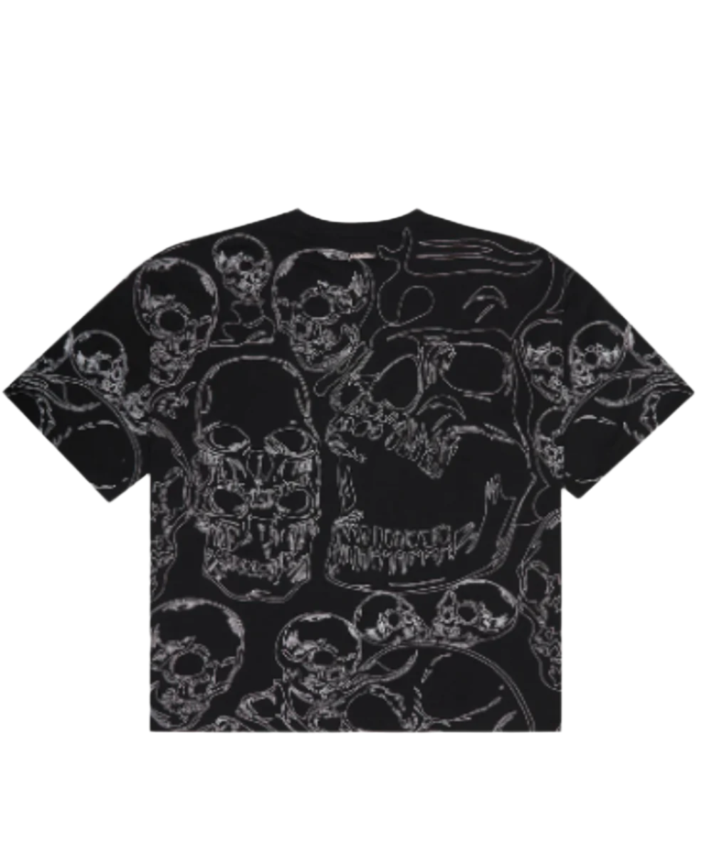 NNN "SKULLED" OVERSIZED TEE