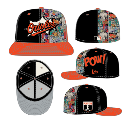 New Era "Balori" Snapback Hat - Comic Pattern