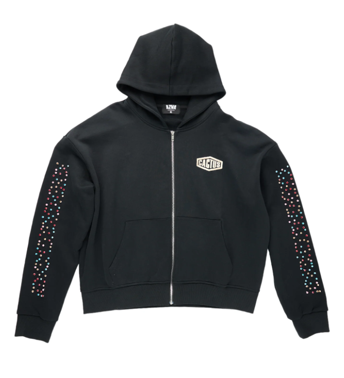 Azva Rhinestone Hoodie