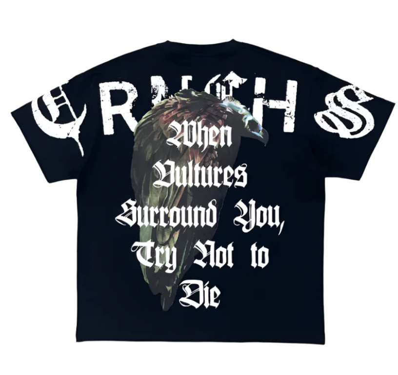 Trnchs Among Vultures Men's T-Shirt - Black