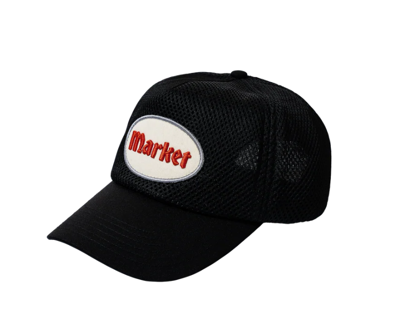 Market Trucker Hat - Black