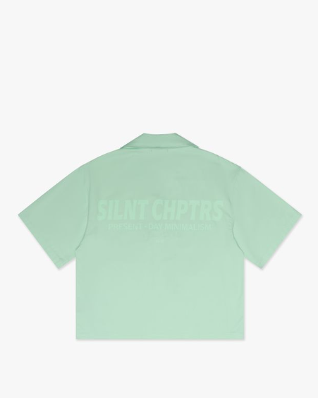 Silnt Chptrs Meantime Shirt - Back Print Green