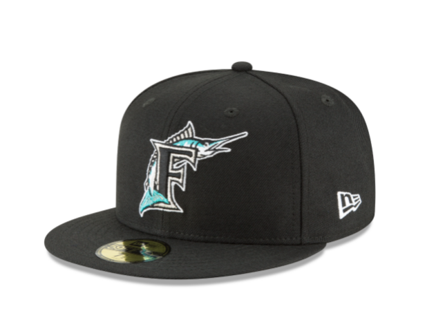 New Era Marlins Youth Hat - Wool