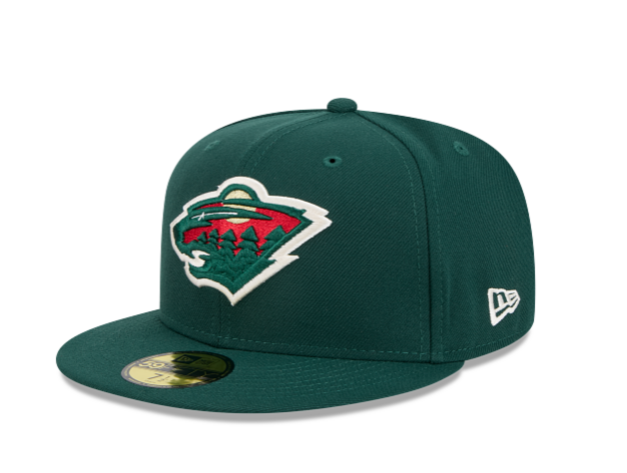 Minnesota Wild NHL New Era Men's Forest Green 59Fifty Core Fitted Hat