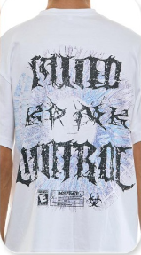 KDNK Mind Control Graphic T-Shirt – White