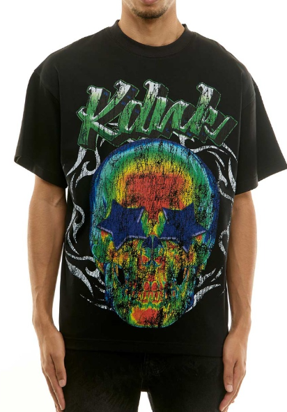 KDNK Your Own World T-Shirt – Graphic Skull Tee