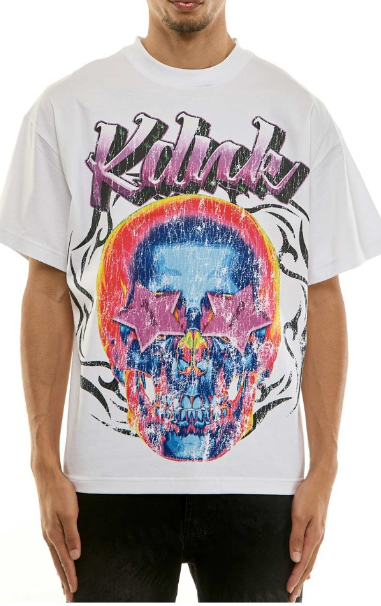 KDNK Your Own World T-Shirt – Graphic Skull Tee