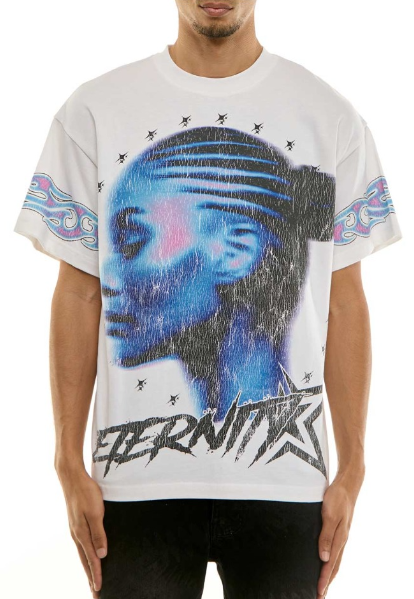 KDNK Eternity Graphic T-Shirt – White