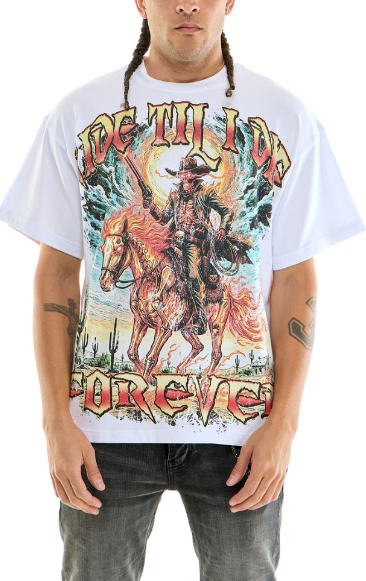 KDNK “Ride Til I Die” T-Shirt – White