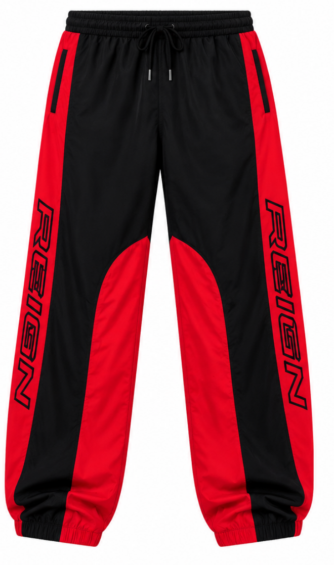 SACRE REIGN Reign Multi Panel Nylon Pants