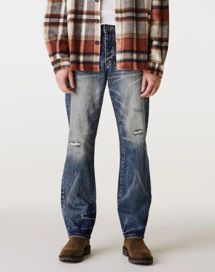 "LAB" STRAIGHT DENIM DARK VINTAGE
