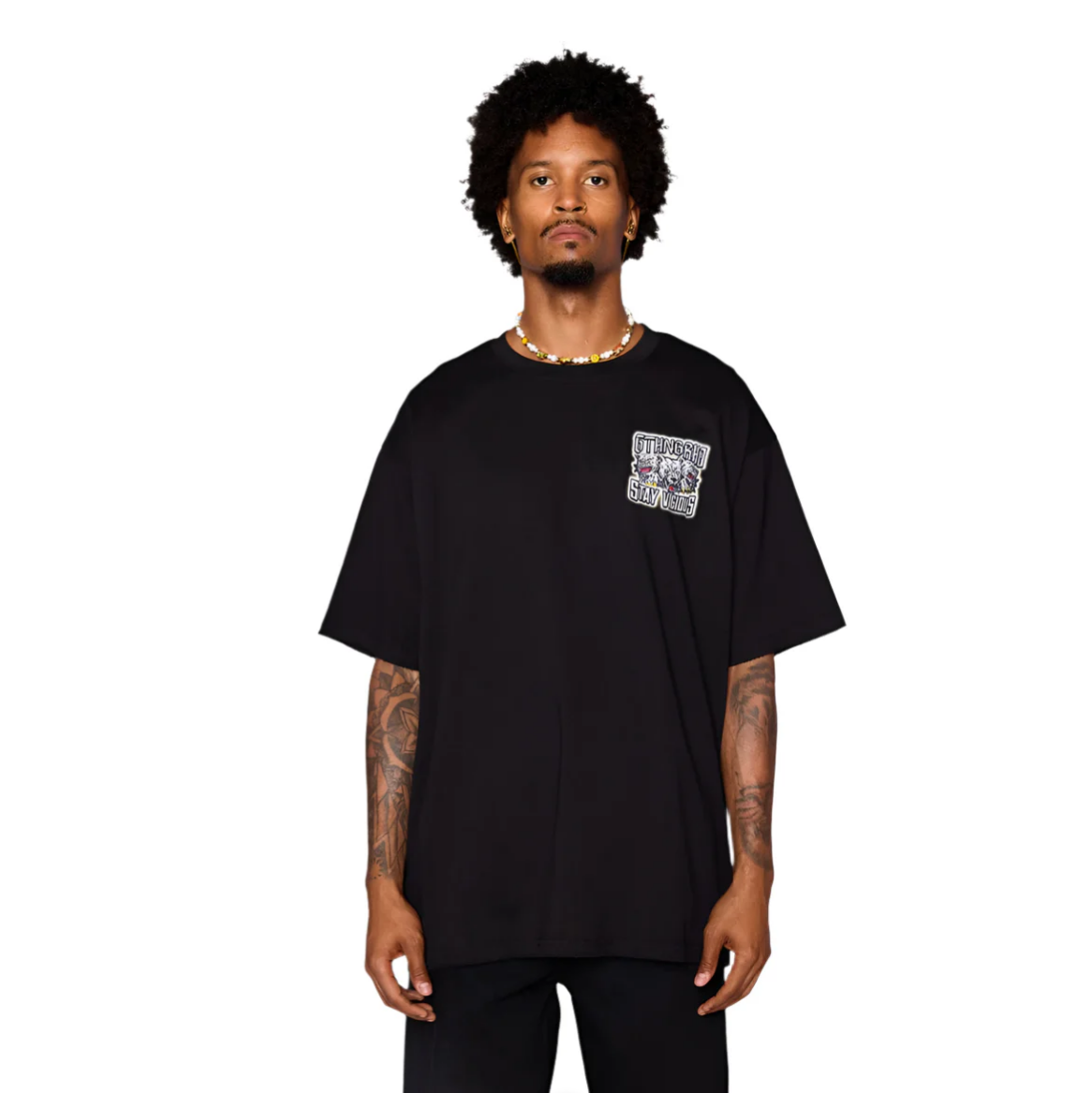 6Th Nbrhd "Stay Vicious" T-Shirt - Black