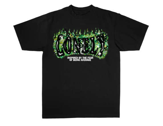 Lonely Hearts Club "The Fear Of Being Average" T-Shirt - Black