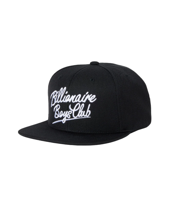 Billionaire Boys Club Bb Script Snapback Men's Hat - Black