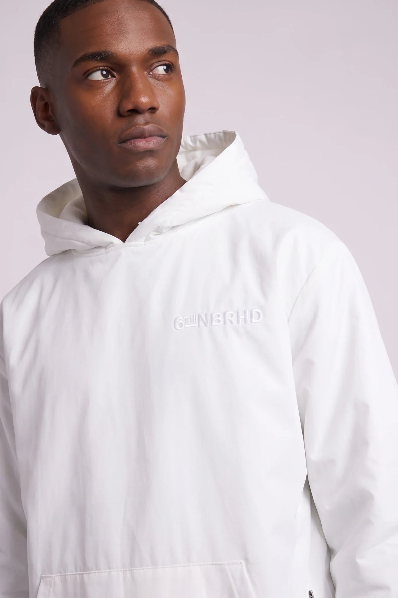 6TH NBRHD Sleek Relaxed Nylon Jacket