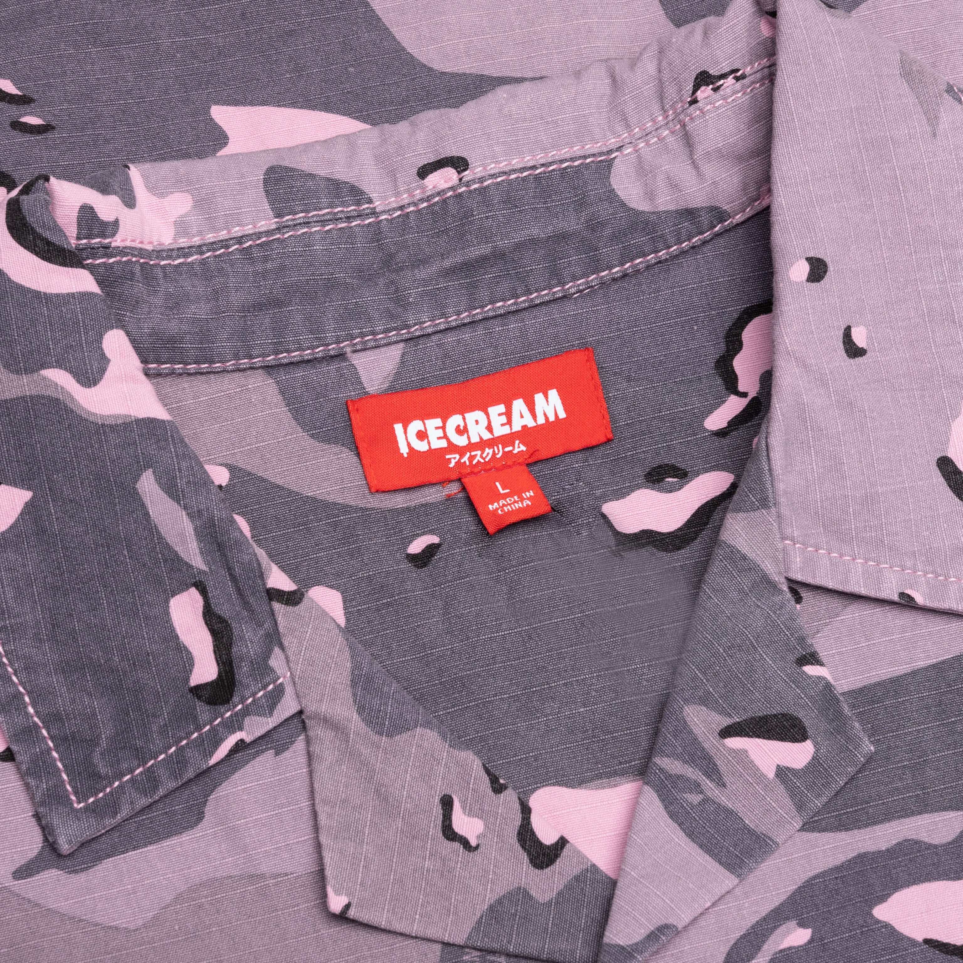 Ice Cream Sugar Men's Camouflage Shirt