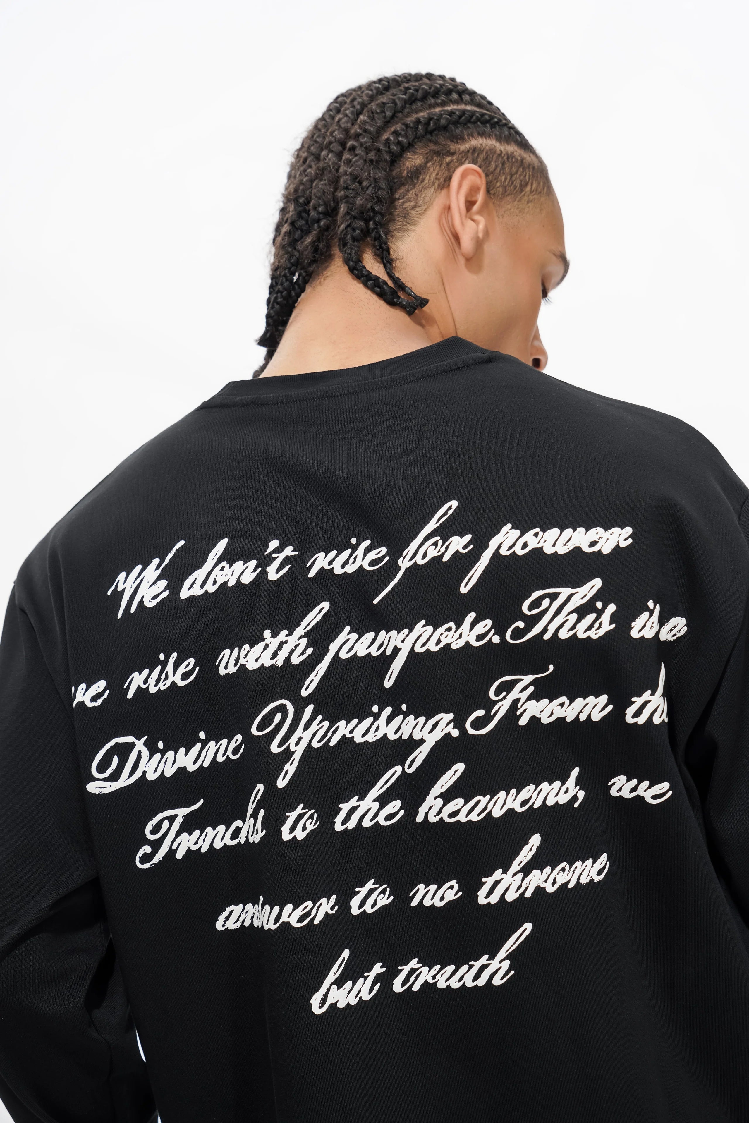 Trnchs Divine Uprising Men's Sweatshirt - Black