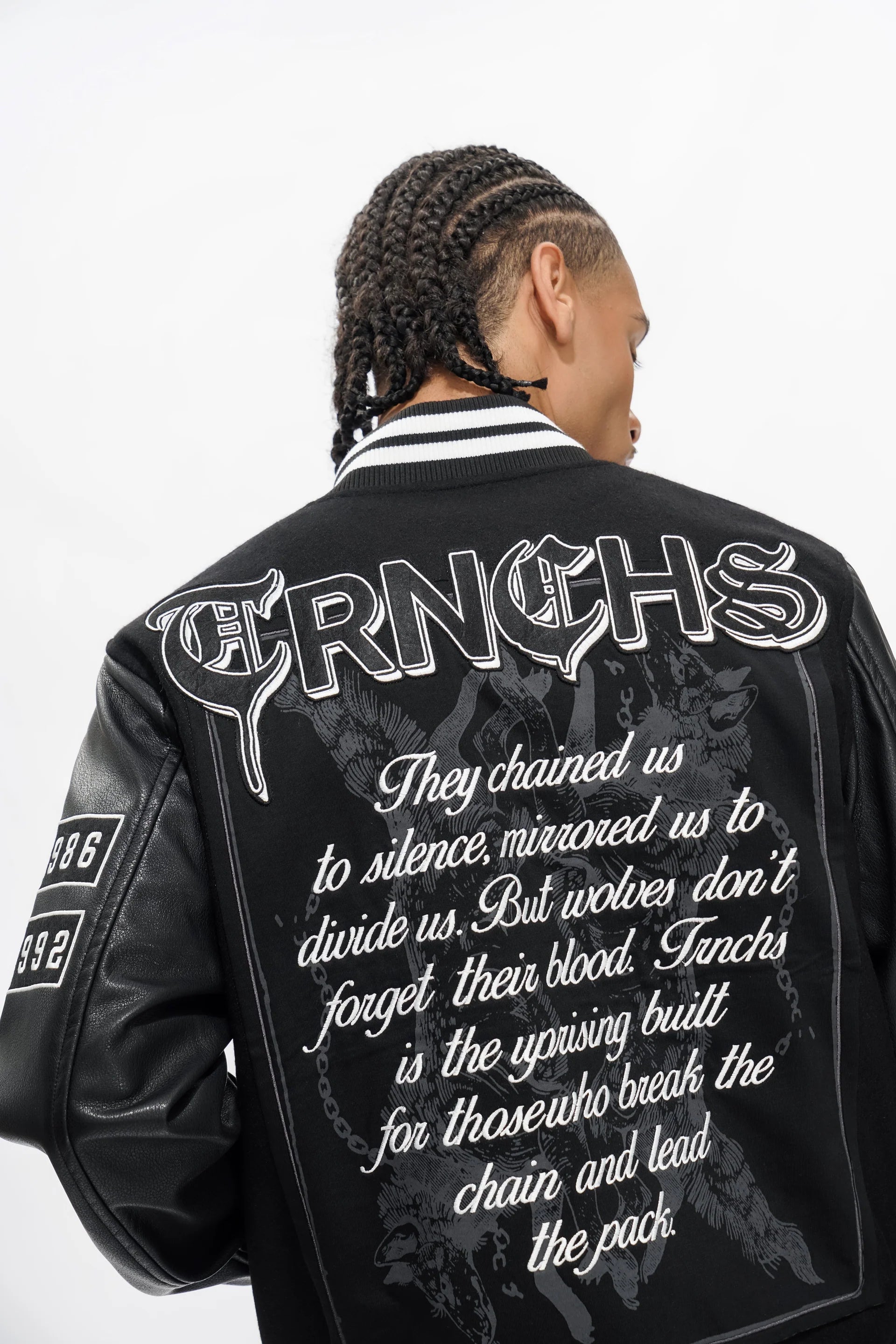 Trnchs Lead The Pack Varsity Jkt Men's Jacket - Black