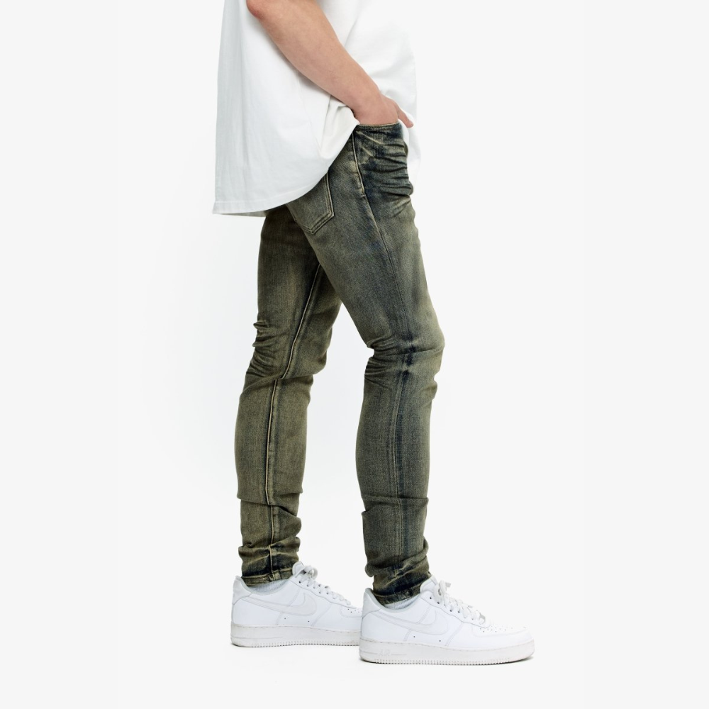 Valabasas Mr. Flex Skinny Men's Jeans - Olive Wash