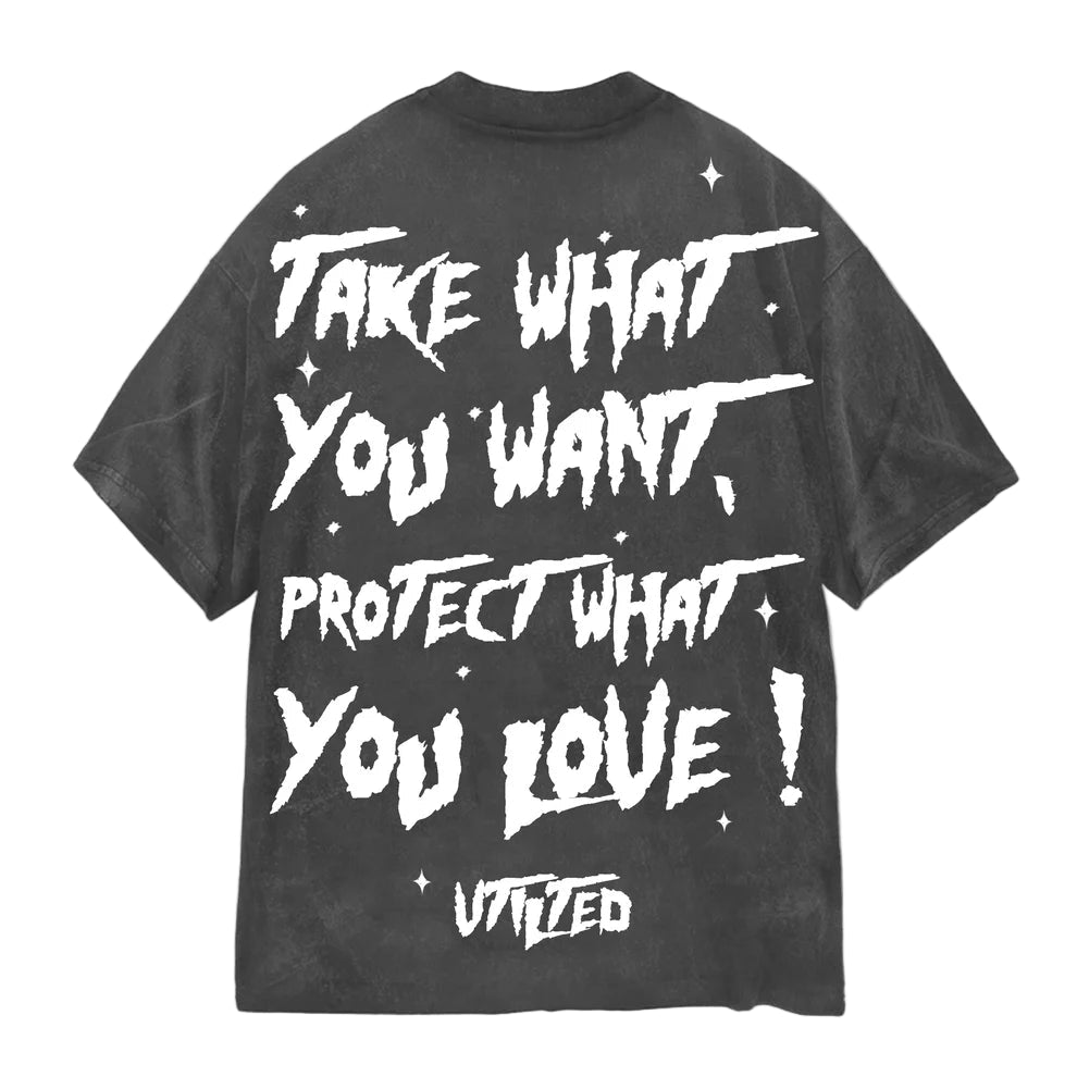 Vtilited "Td-09" T-Shirt - Washed Black