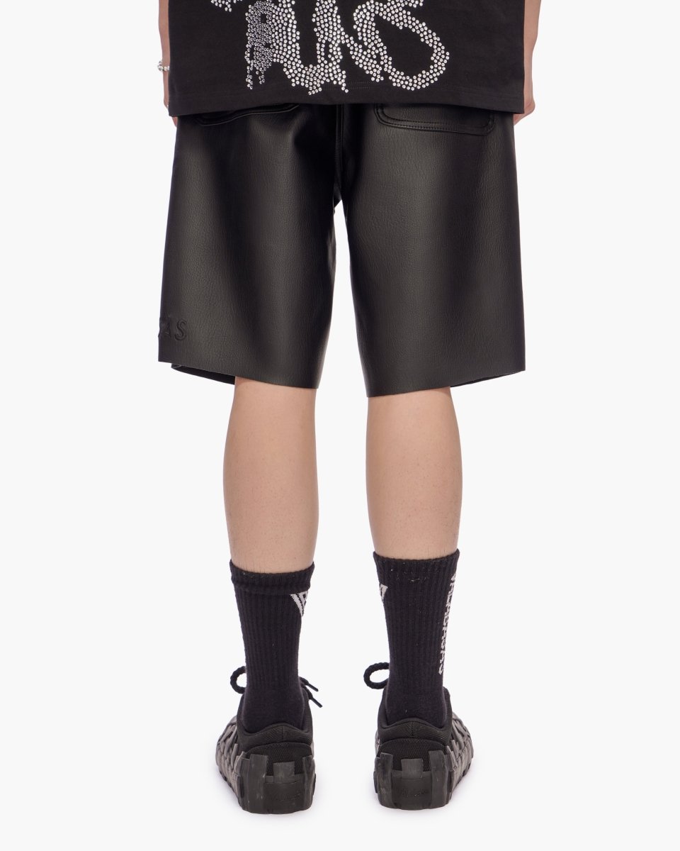 Mr.Shorts Black Leather - Valabasas