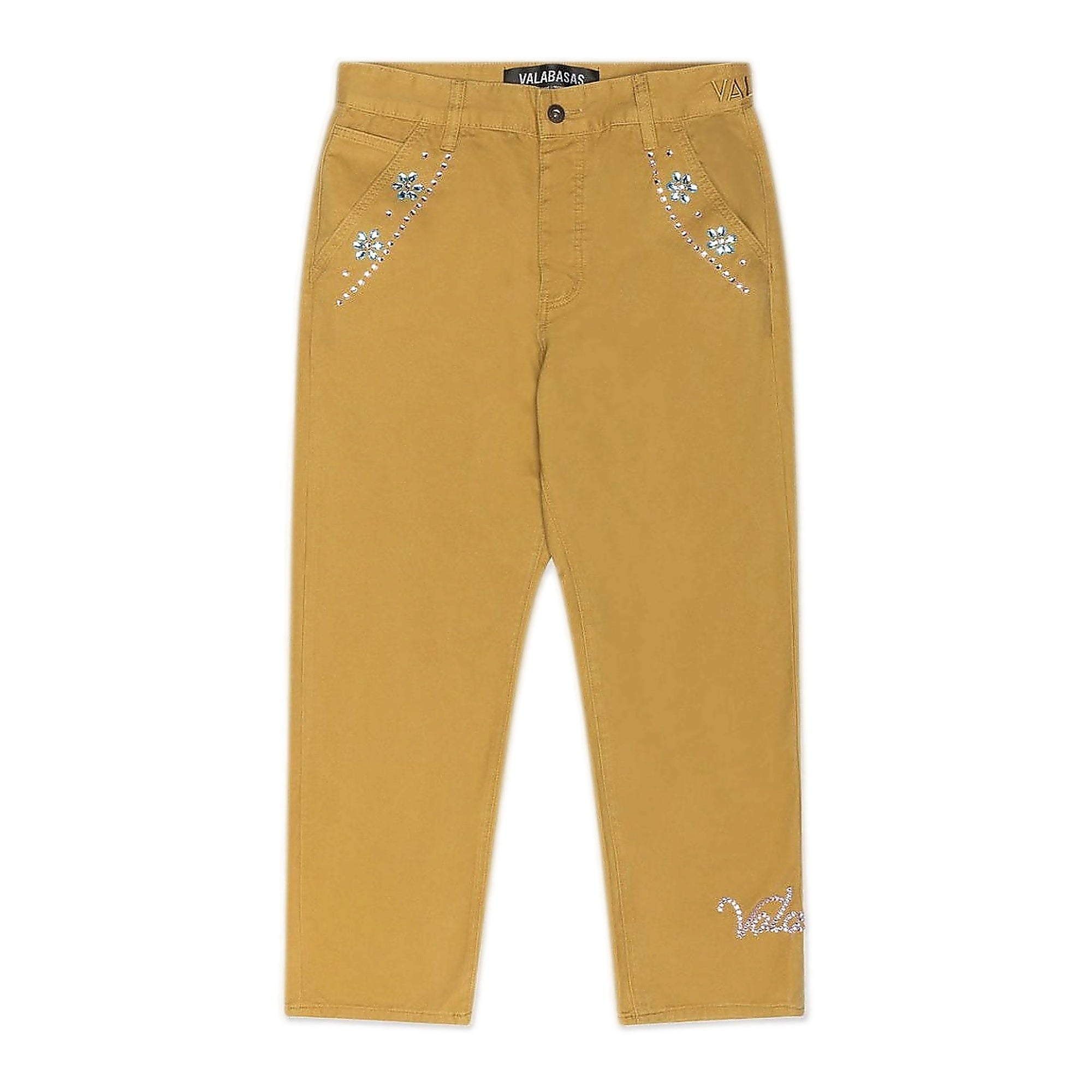 Valabasas "Bloom" Chino Pants - Embroidered