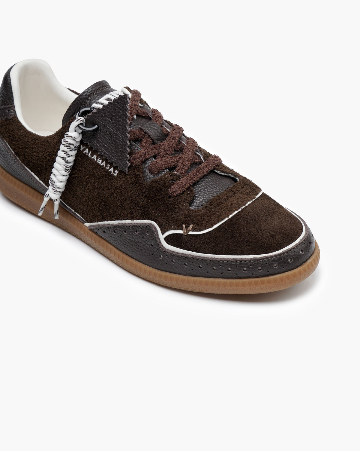 Valabasas Braided Sneakers - Perforated Earth/Creme