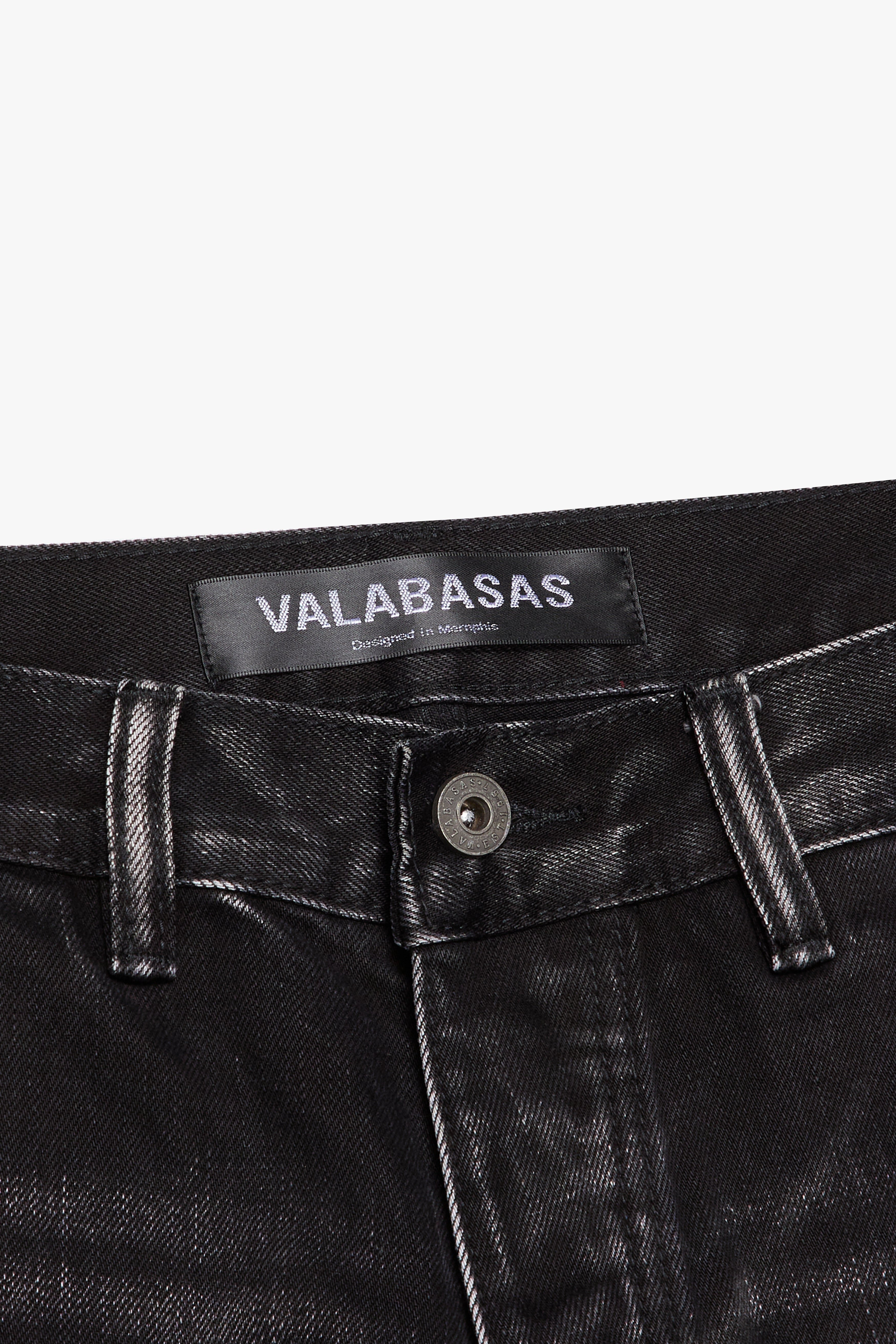 "INGENUITY" BAGGY JEAN BLACK WASHED