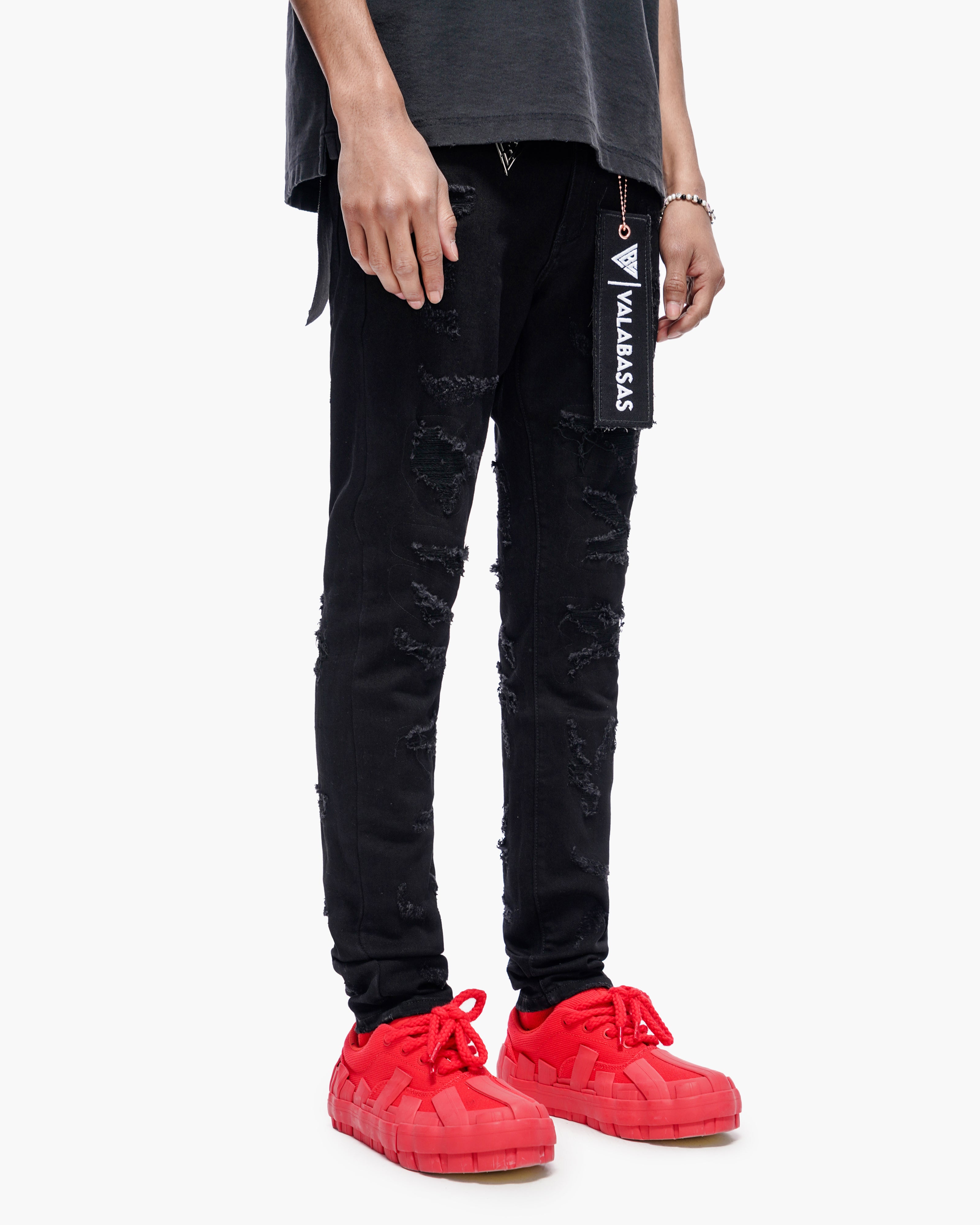 Valabasas Edge Jet Skinny Jeans