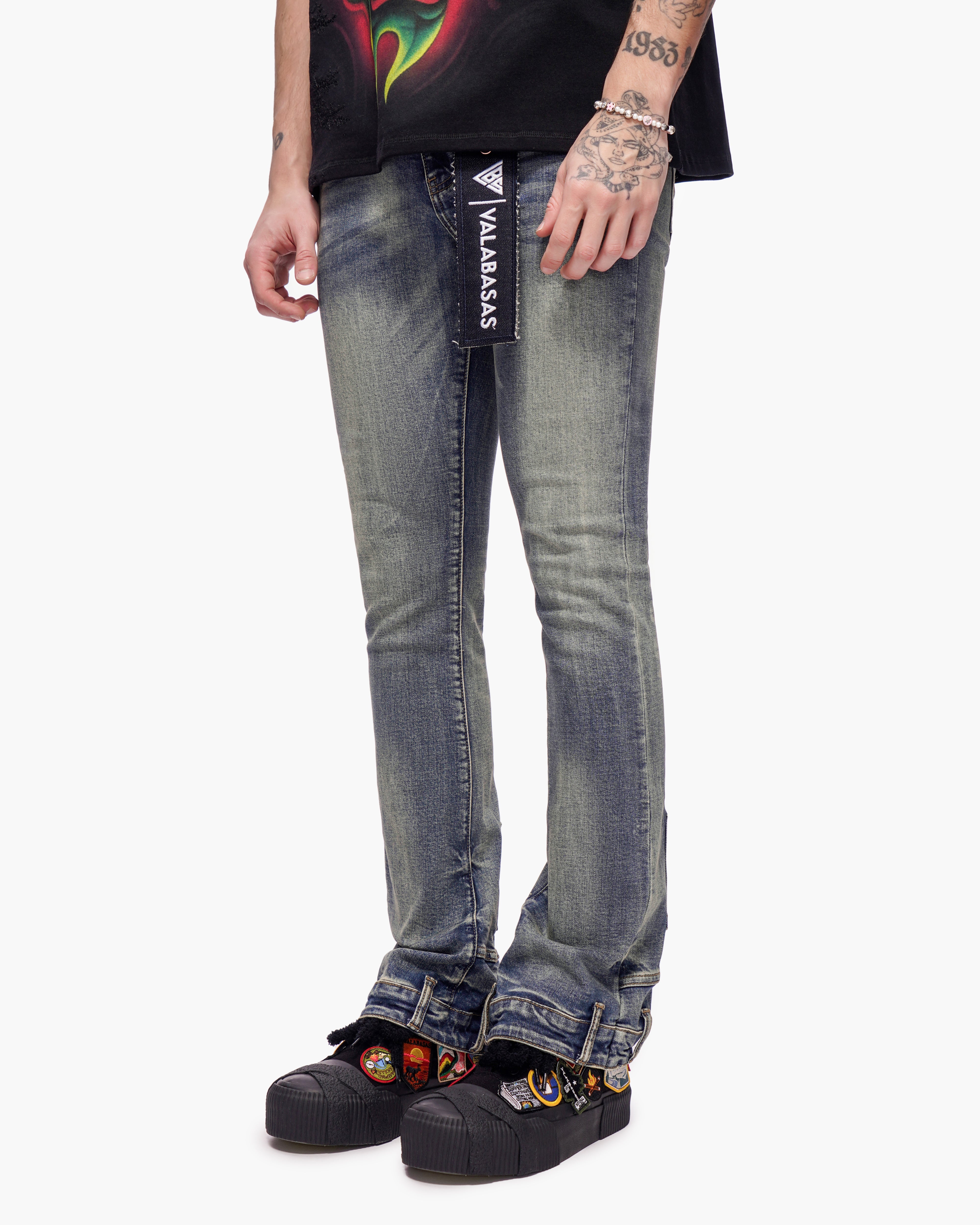 Valabasas Stone Jeans - Stacked