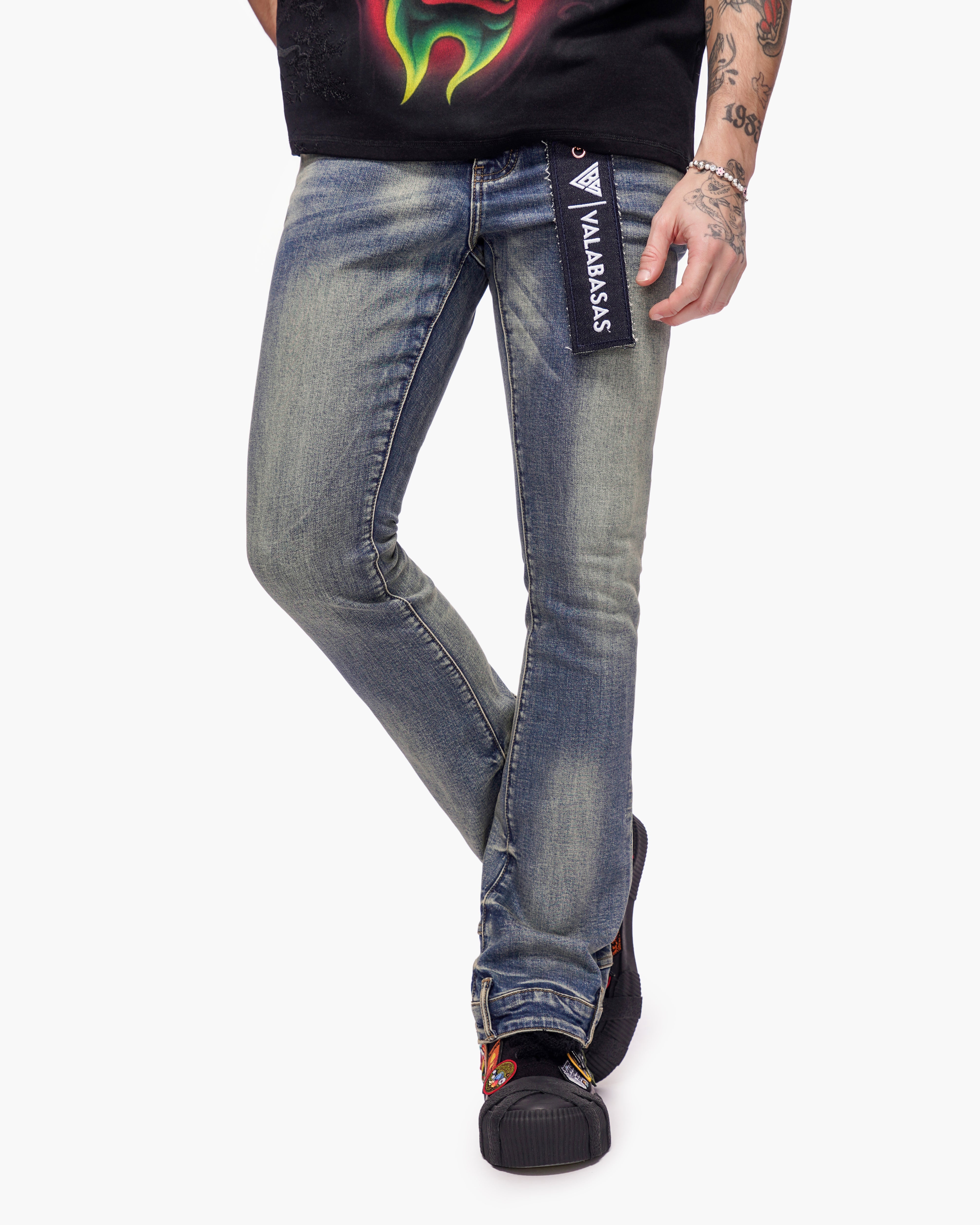 Valabasas Stone Jeans - Stacked