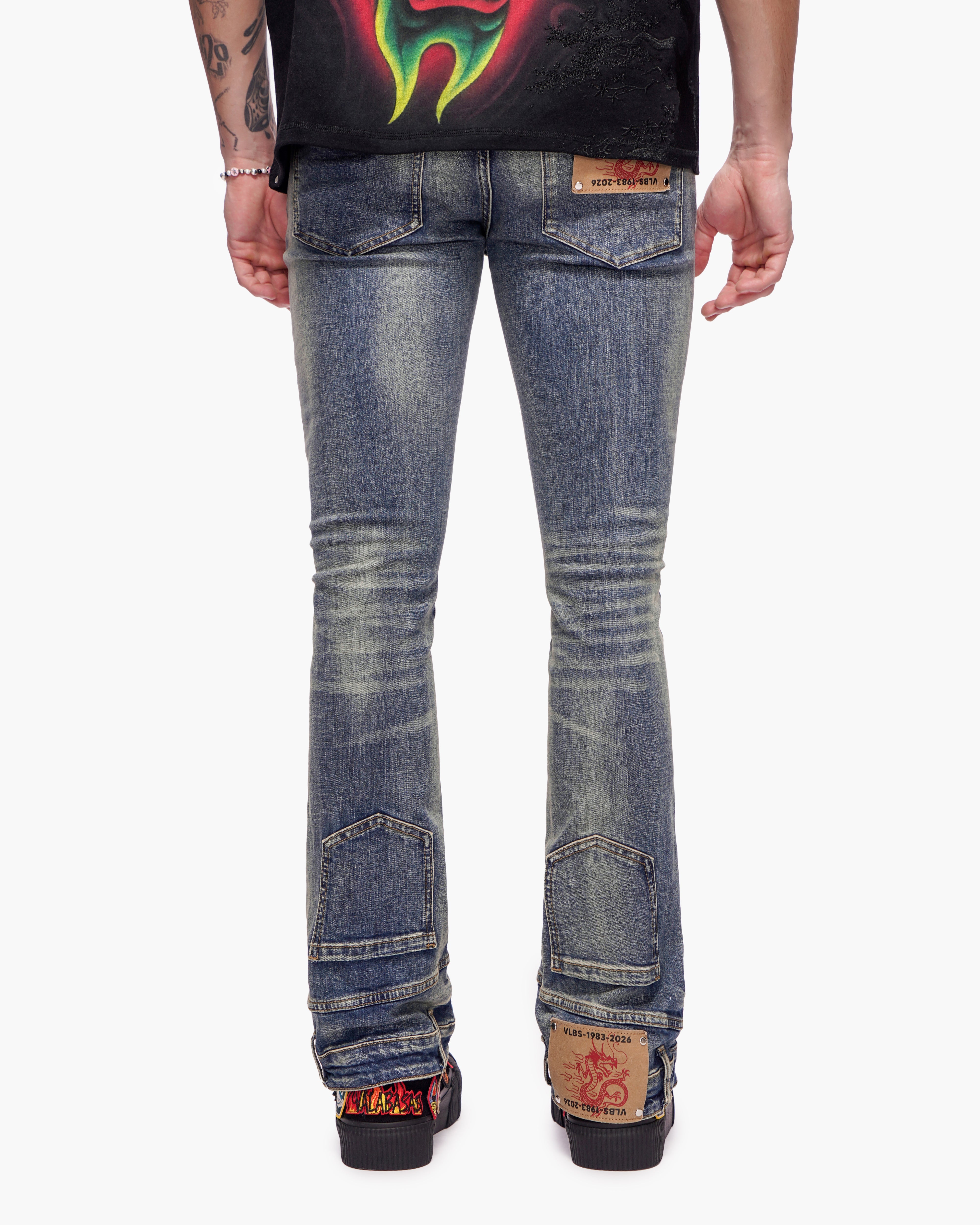 Valabasas Stone Jeans - Stacked