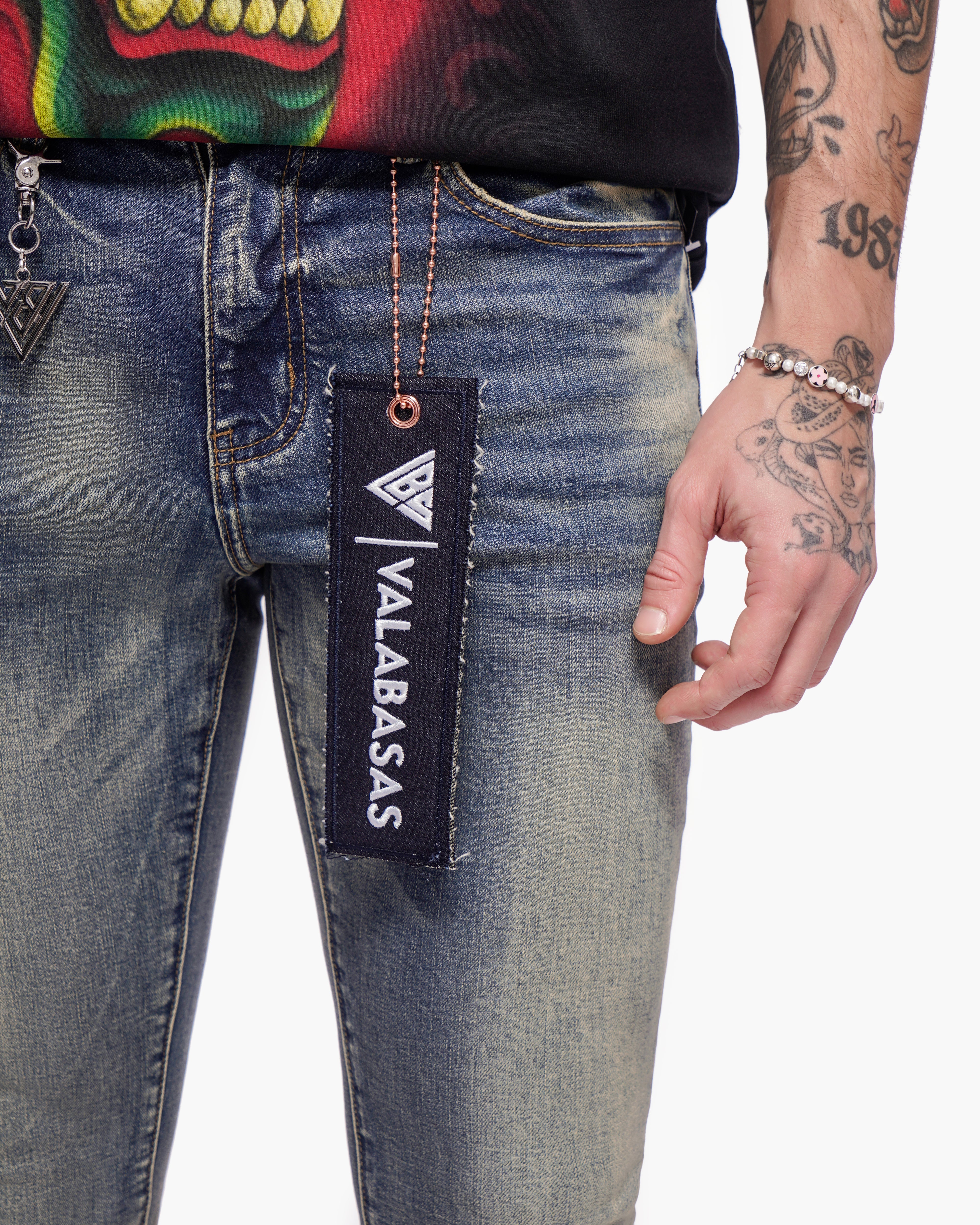 Valabasas Stone Jeans - Stacked