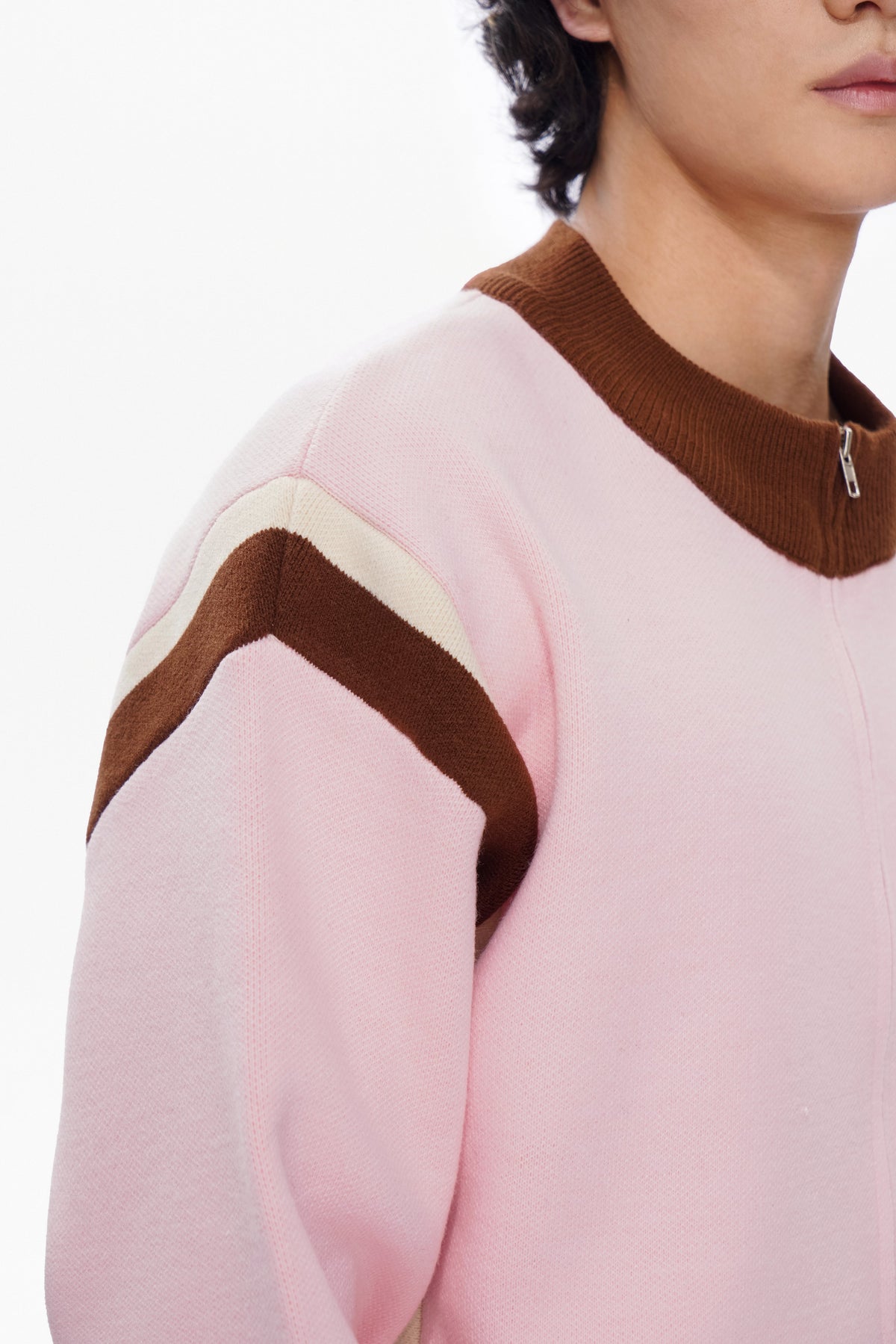 Valabasas Script Jacket - Embroidered Pink